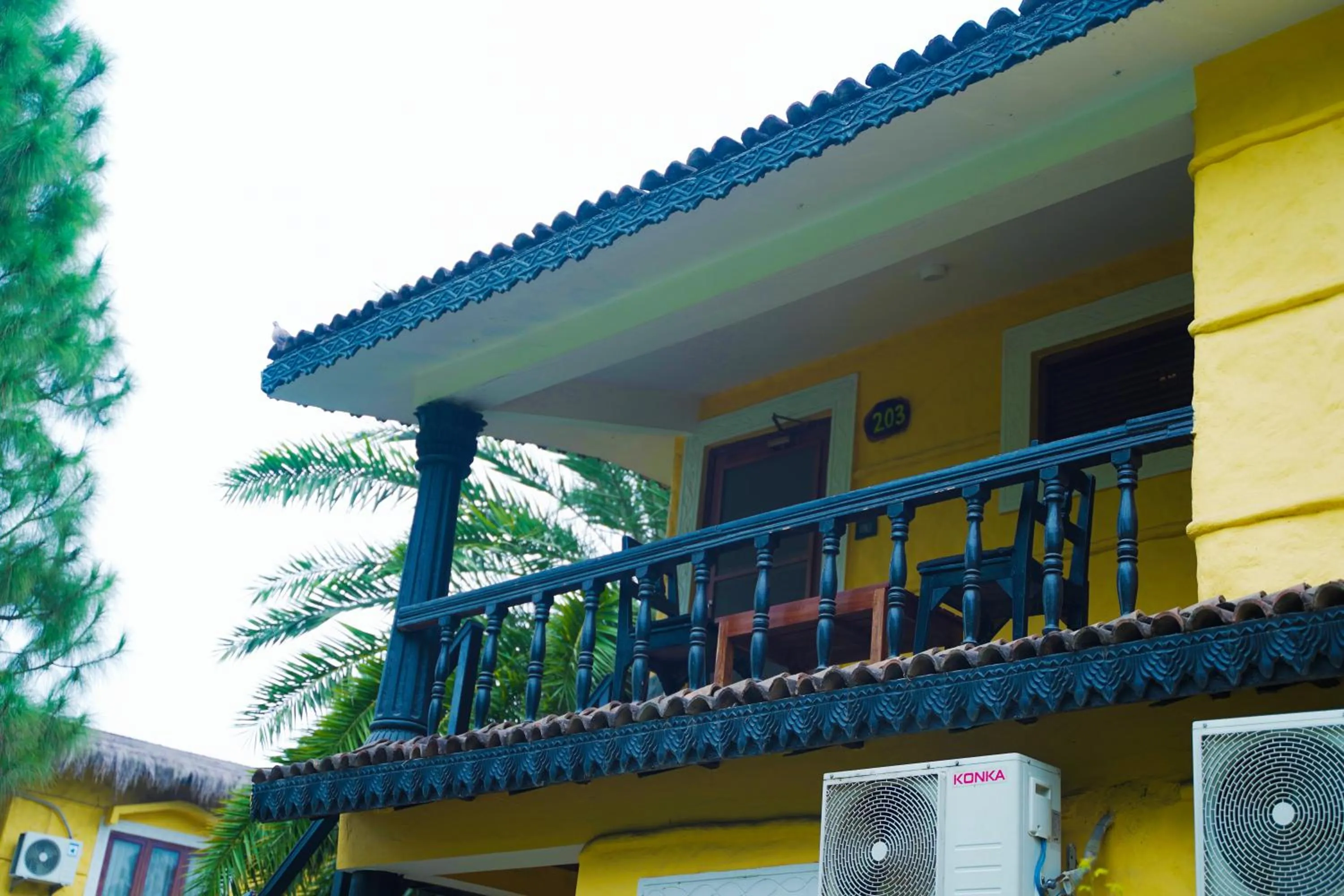 Patio in Sapana Village Lodge
