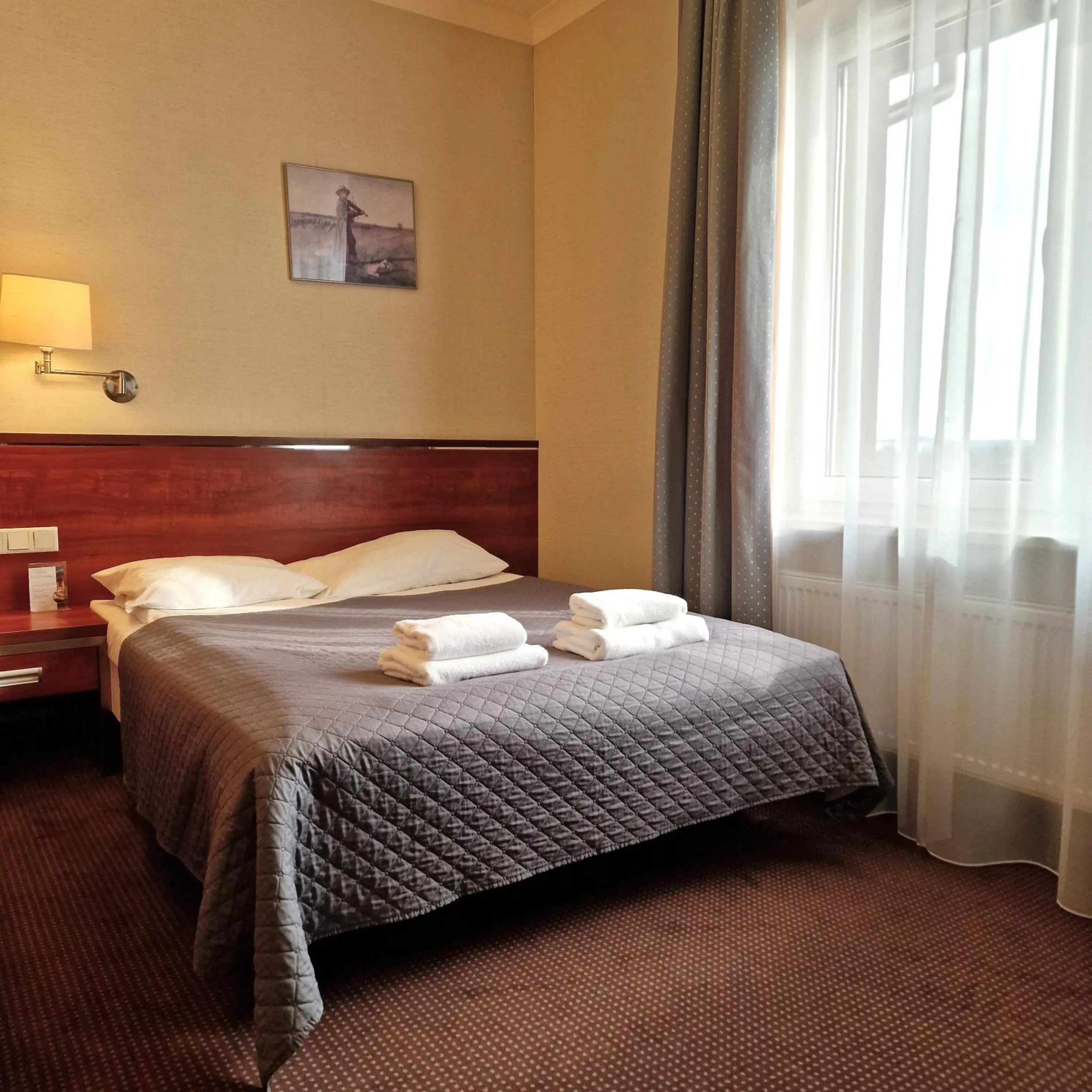 Bed in Hotel Panorama