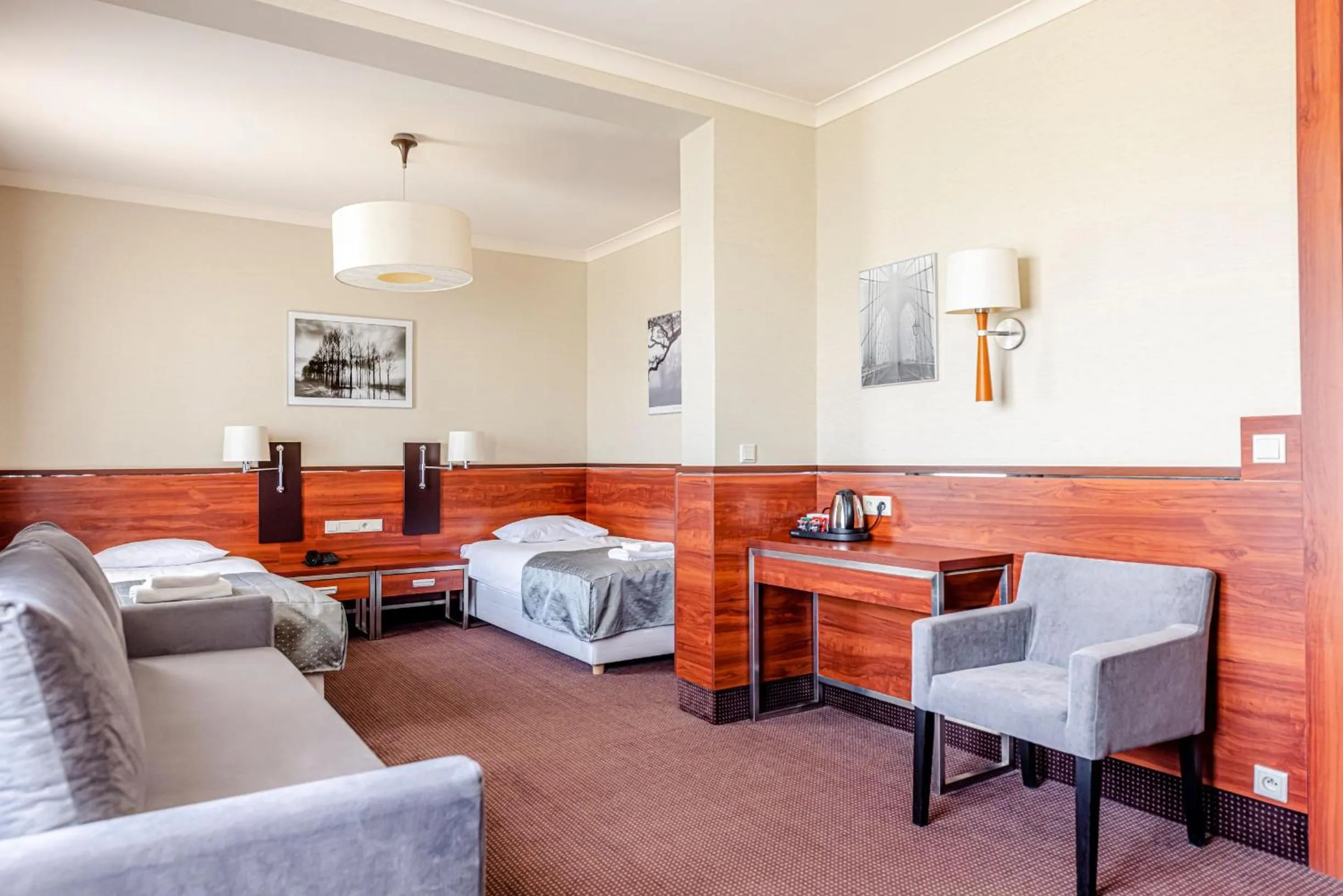 Seating area in Hotel Panorama