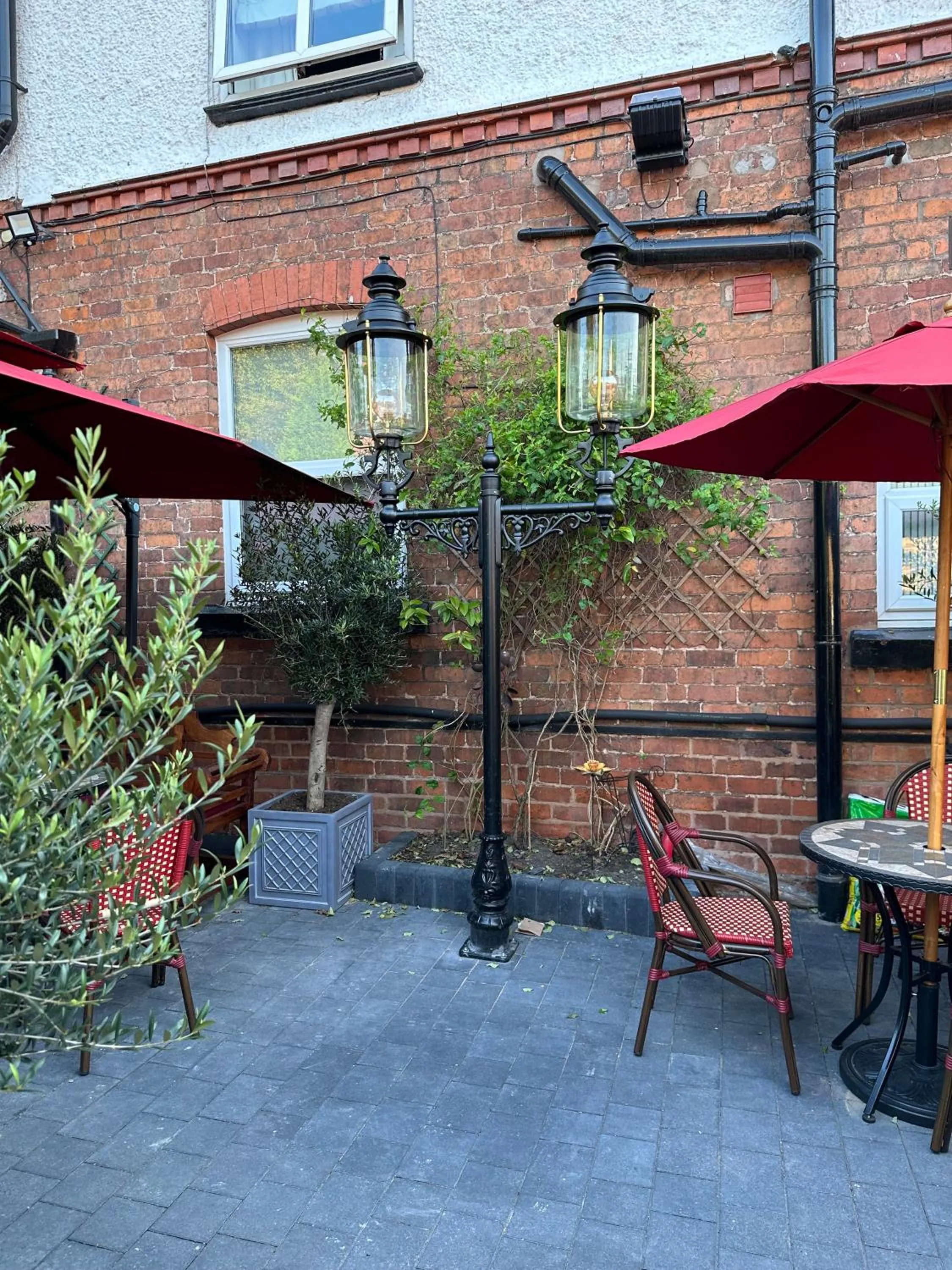 Patio in Chester House Guest House