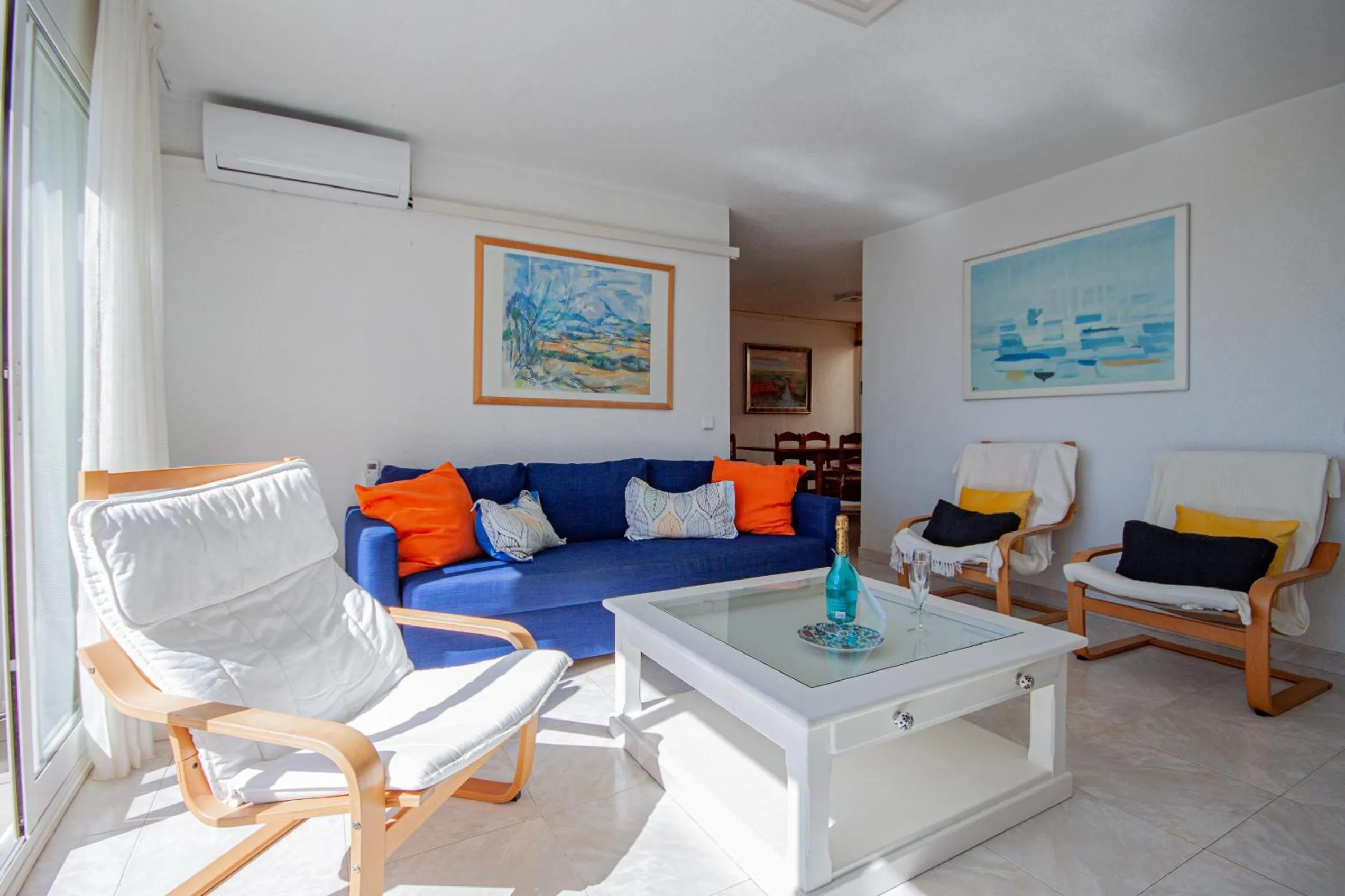 Living room in Inmovecos apart con piscina Alisios 227