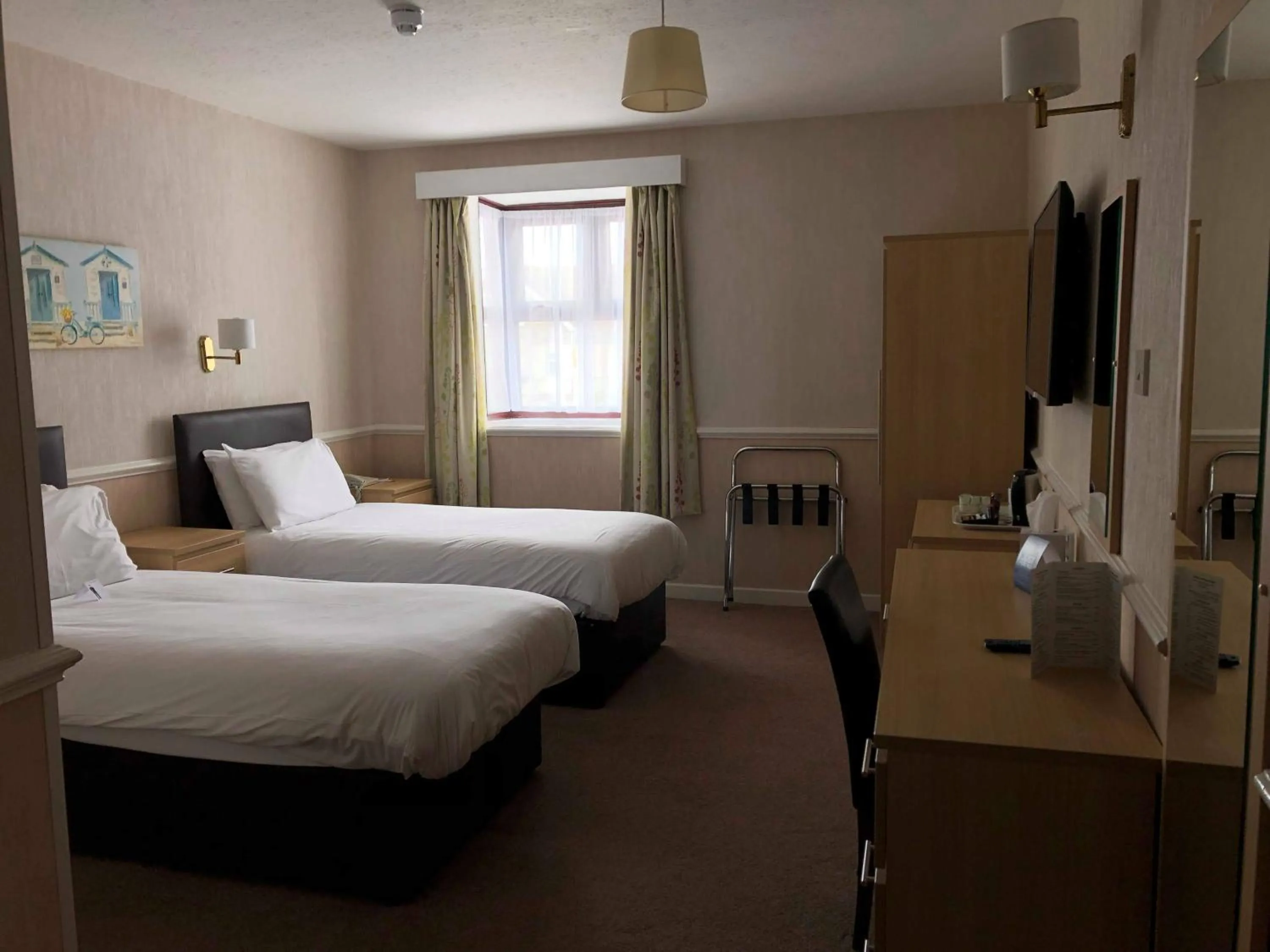 Bedroom, Bed in Best Western Weymouth Hotel Rembrandt