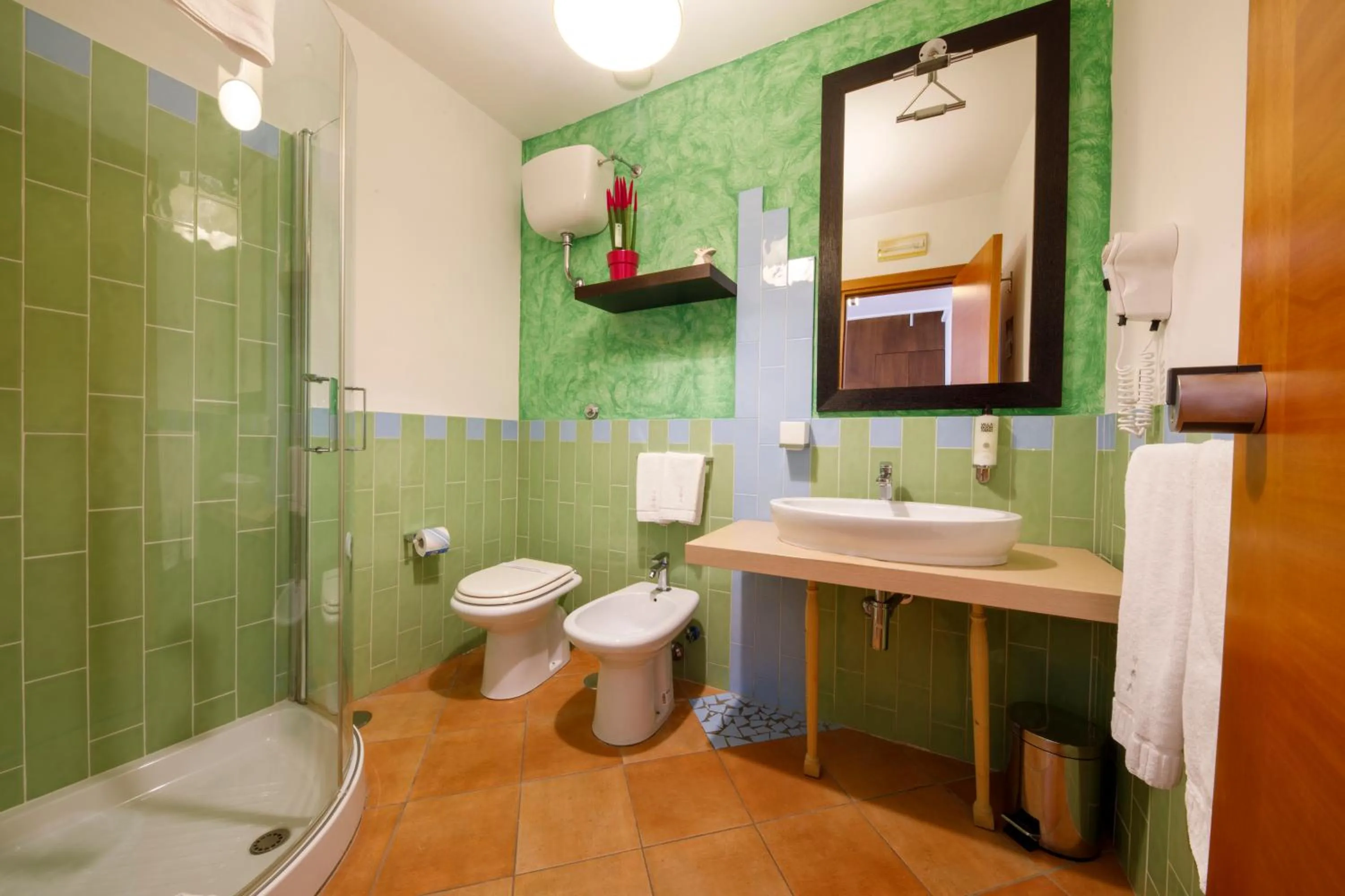 Shower in Relais Villa Buonanno