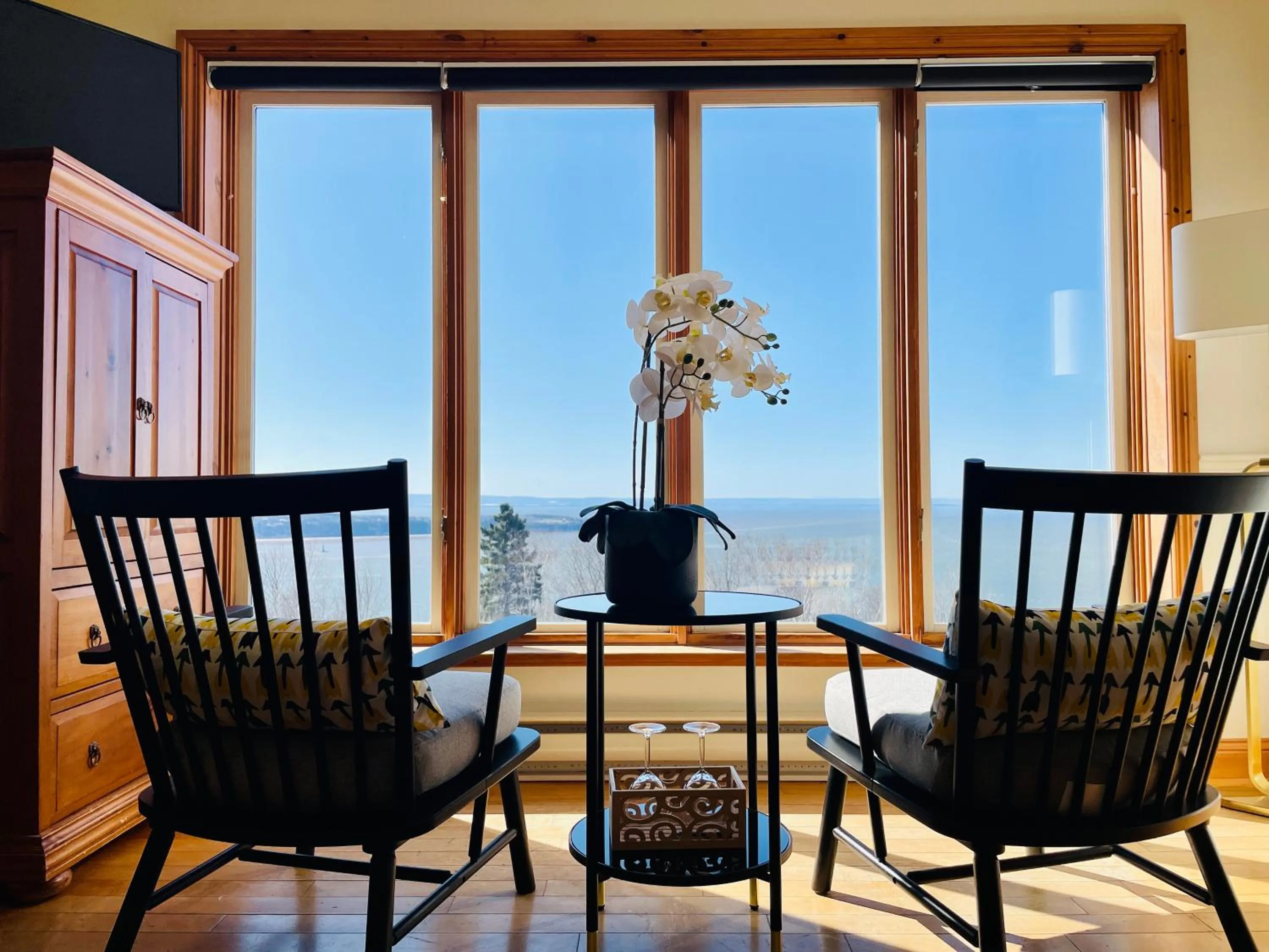 Sea view in Auberge Cap aux Corbeaux