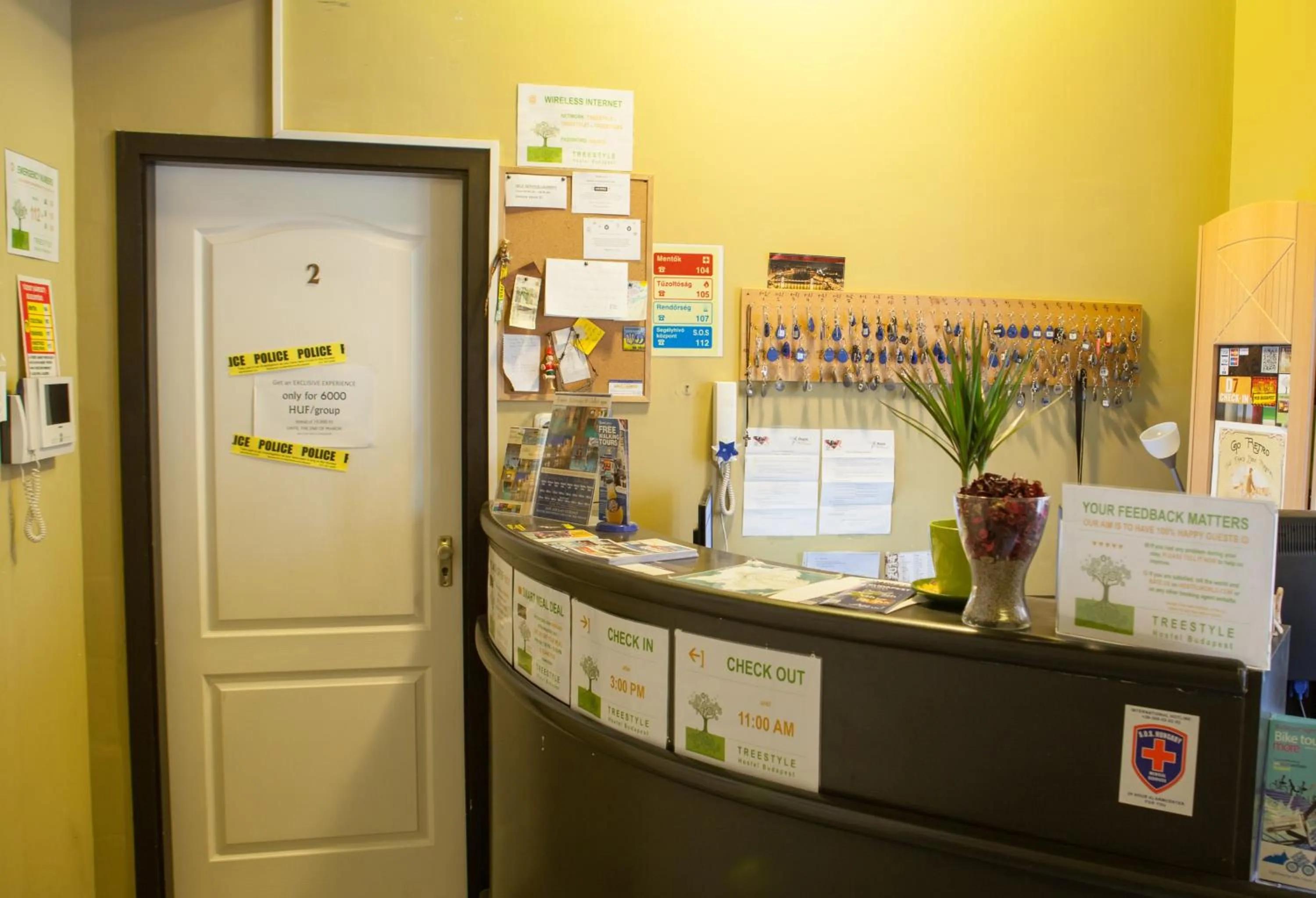Lobby or reception in Treestyle Hostel