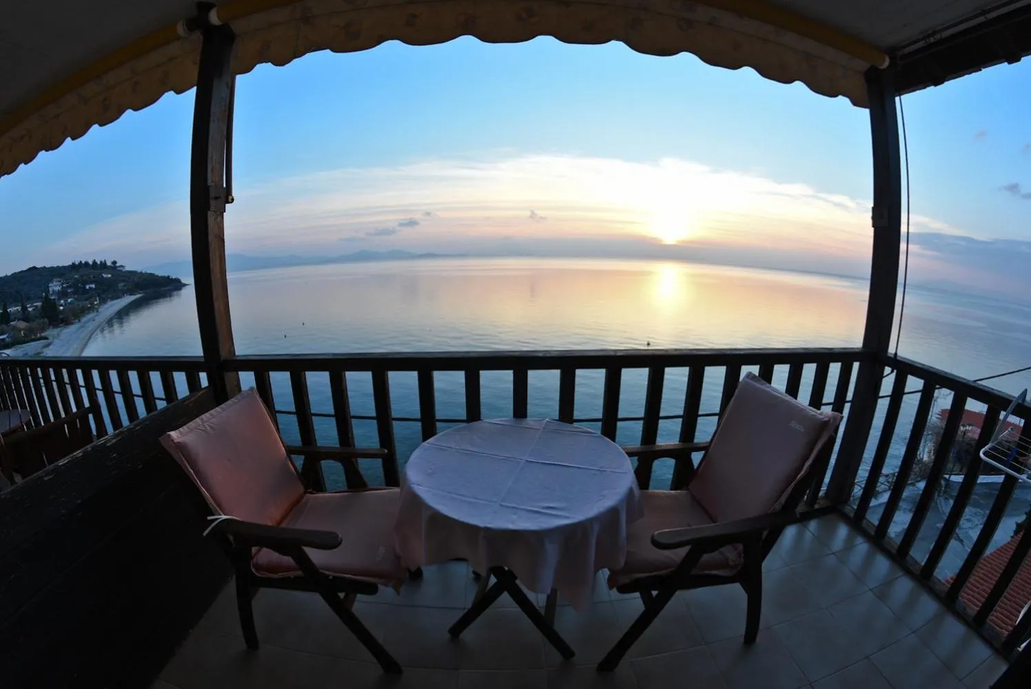 Balcony/Terrace in Maistrali Hotel