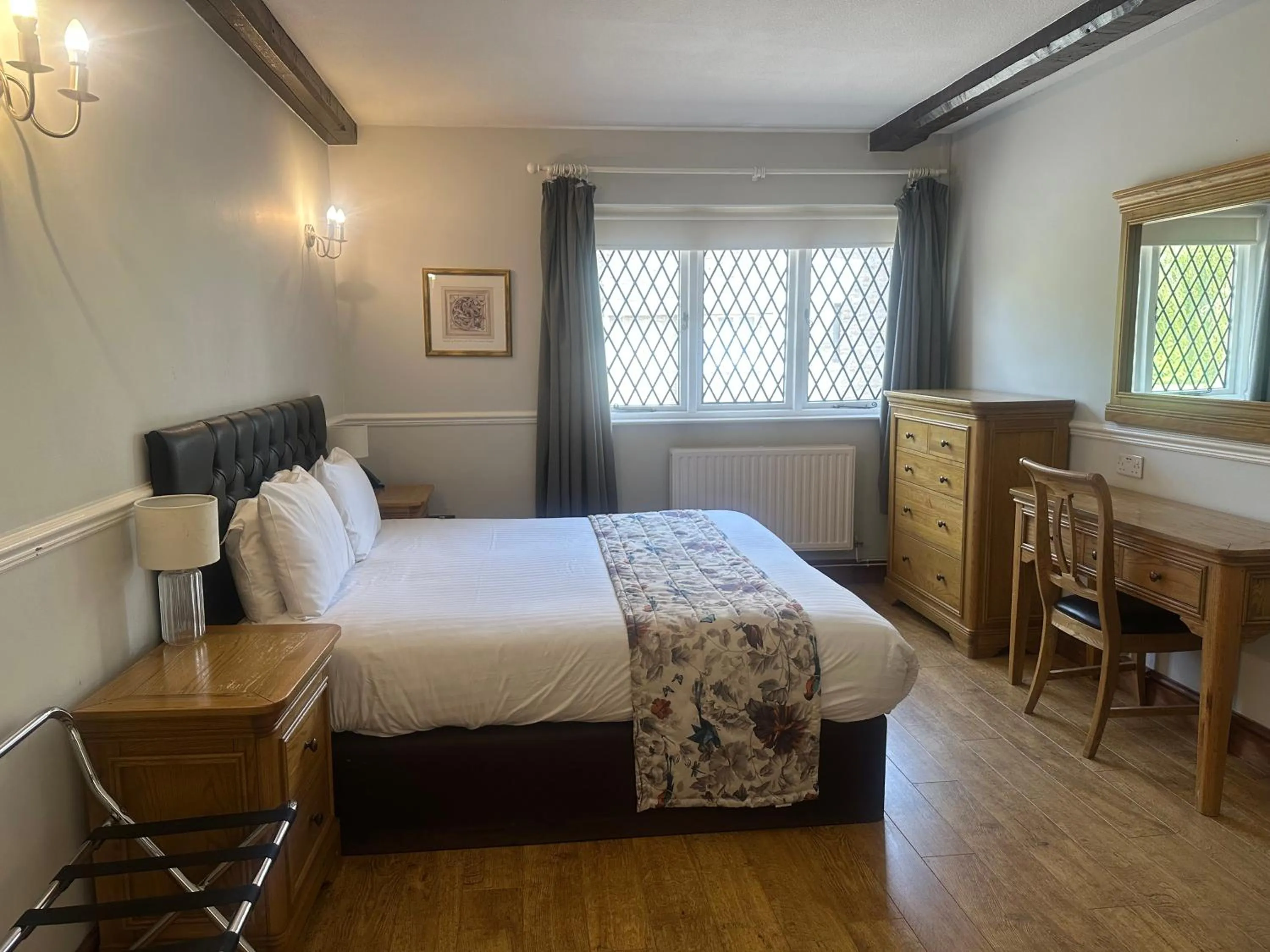 Bed in Cwrt Bleddyn Hotel & Spa