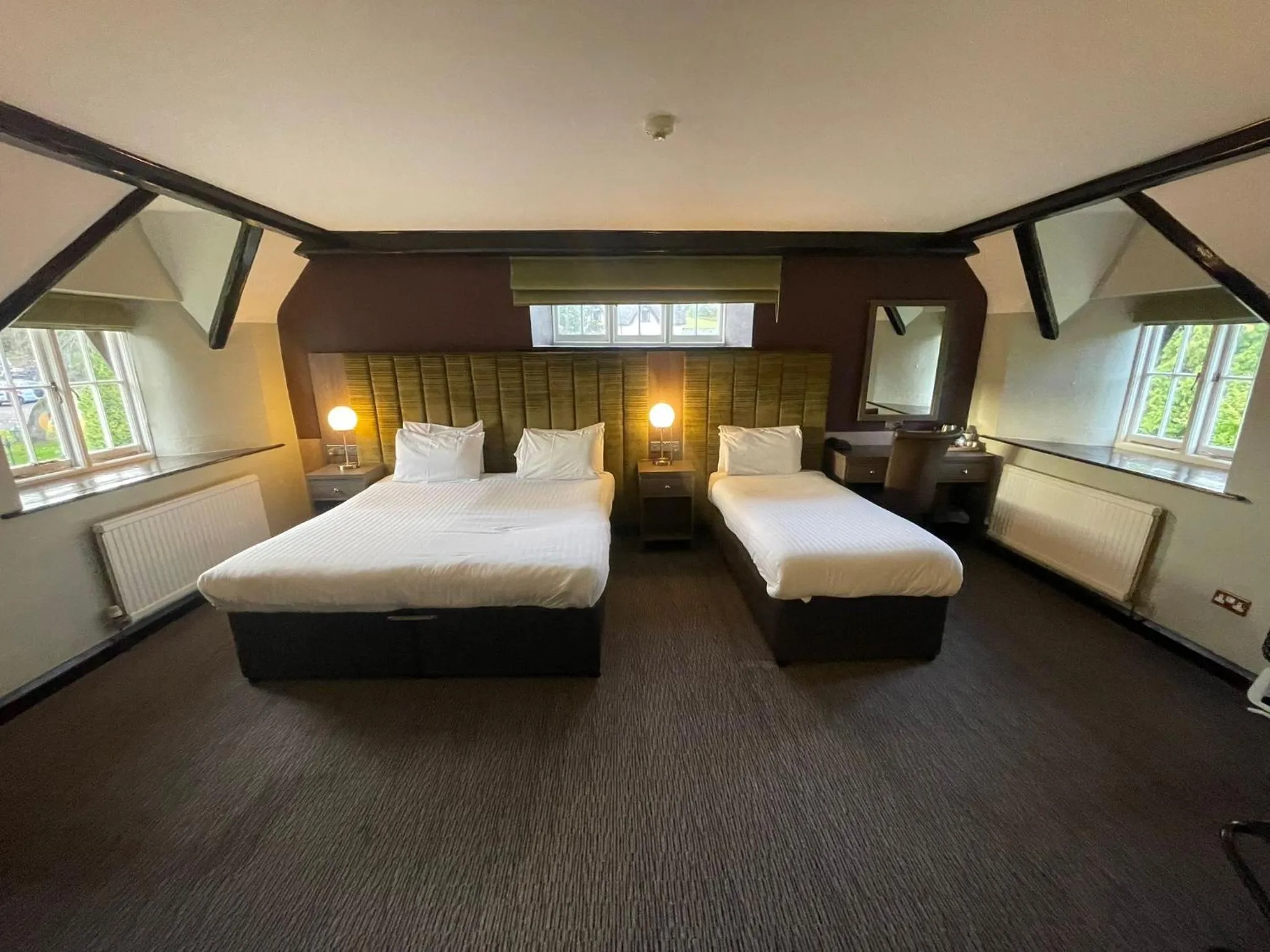 Bed in Cwrt Bleddyn Hotel & Spa