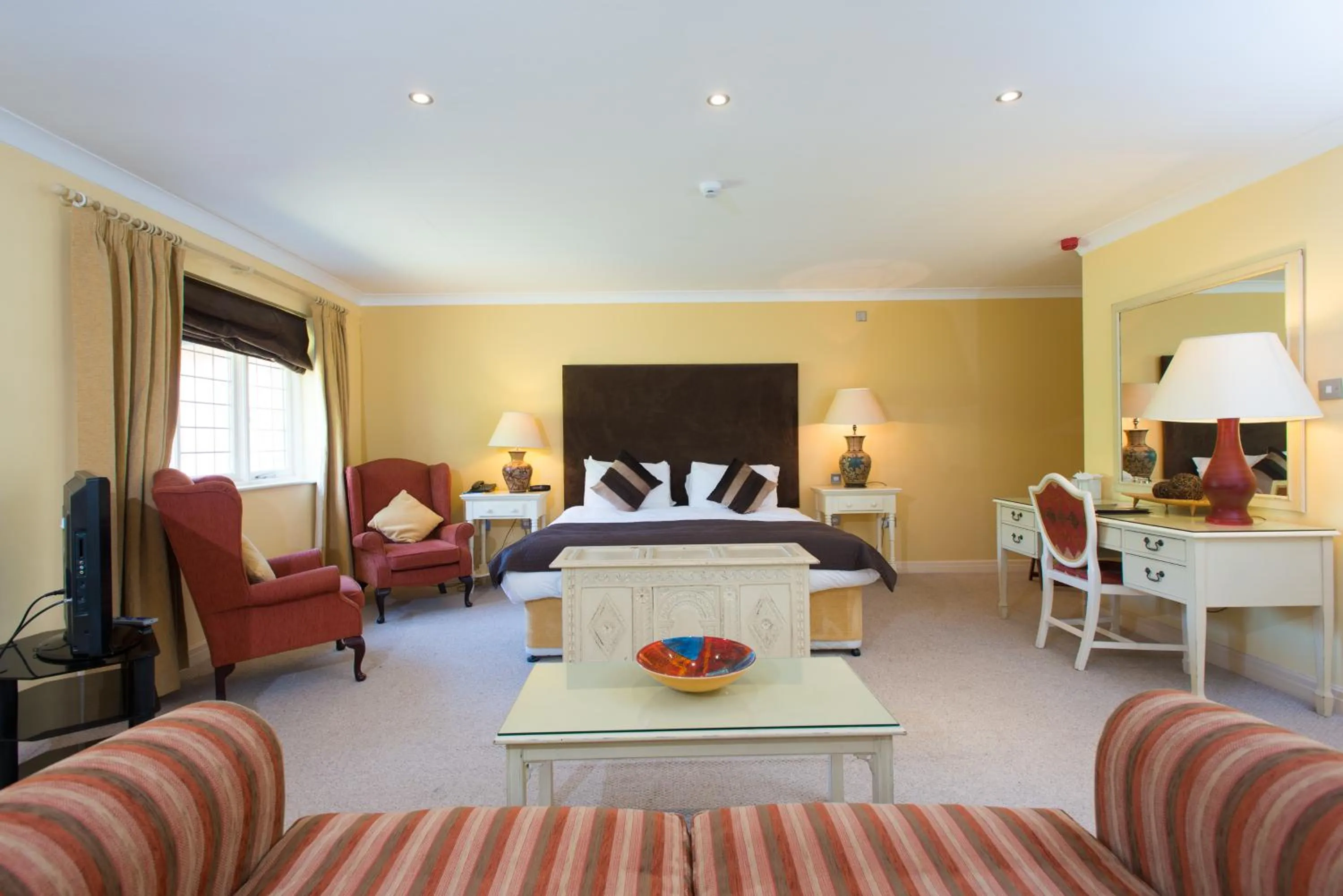 Bedroom, Bed in Cwrt Bleddyn Hotel & Spa