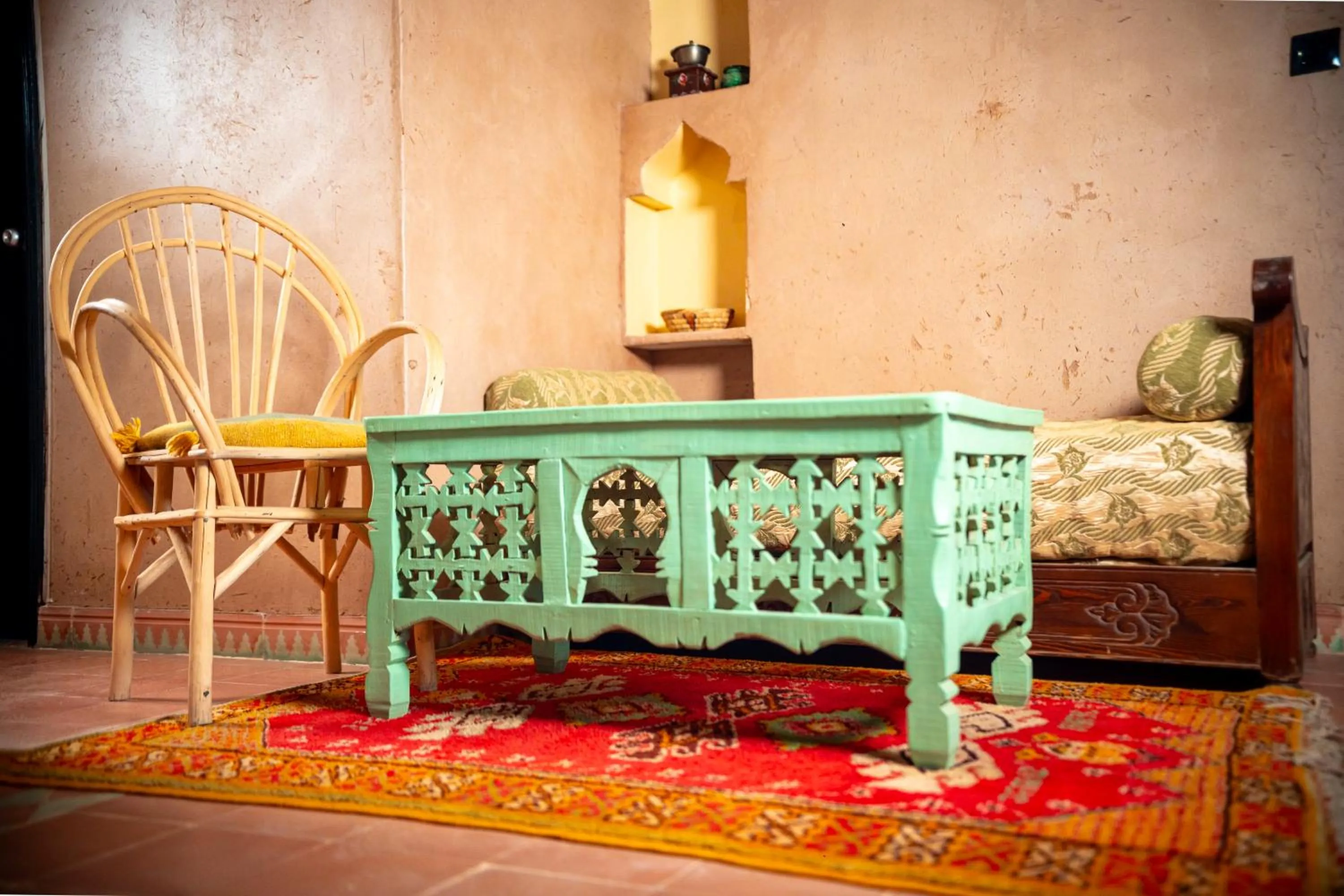 Living room in Kasbah Zitoune