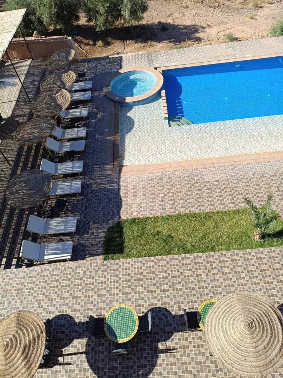 Swimming pool in Kasbah Zitoune