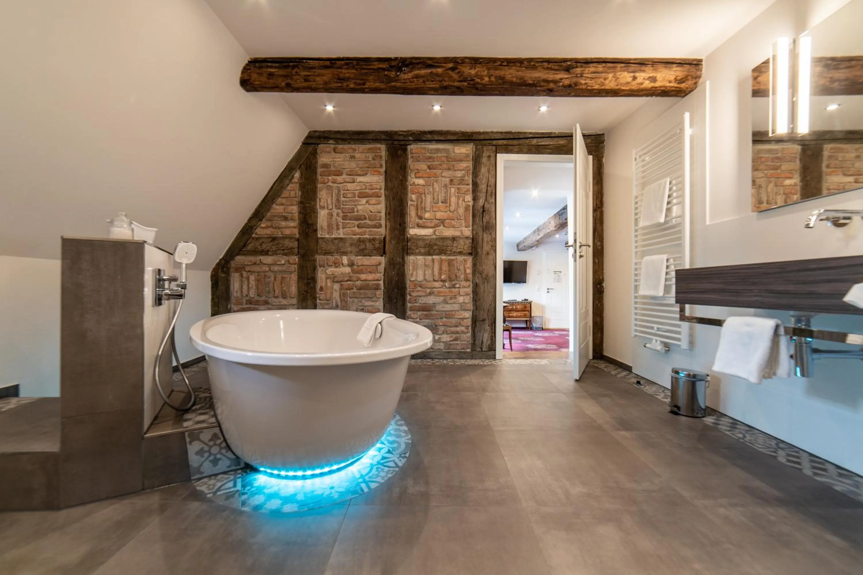 Bathroom in Romantik Hotel Alte Münze