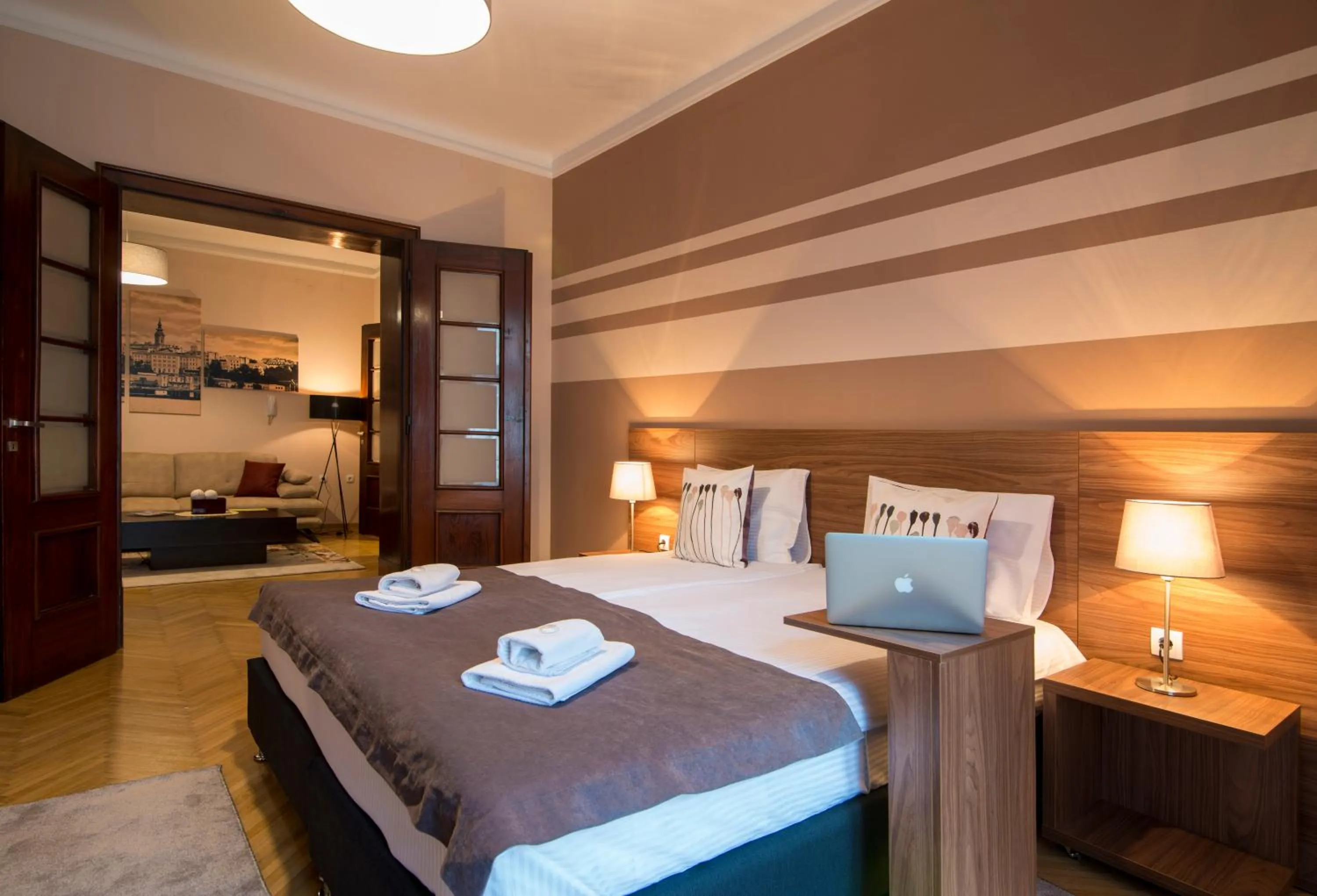 Bedroom, Bed in Apartments Top Central 3