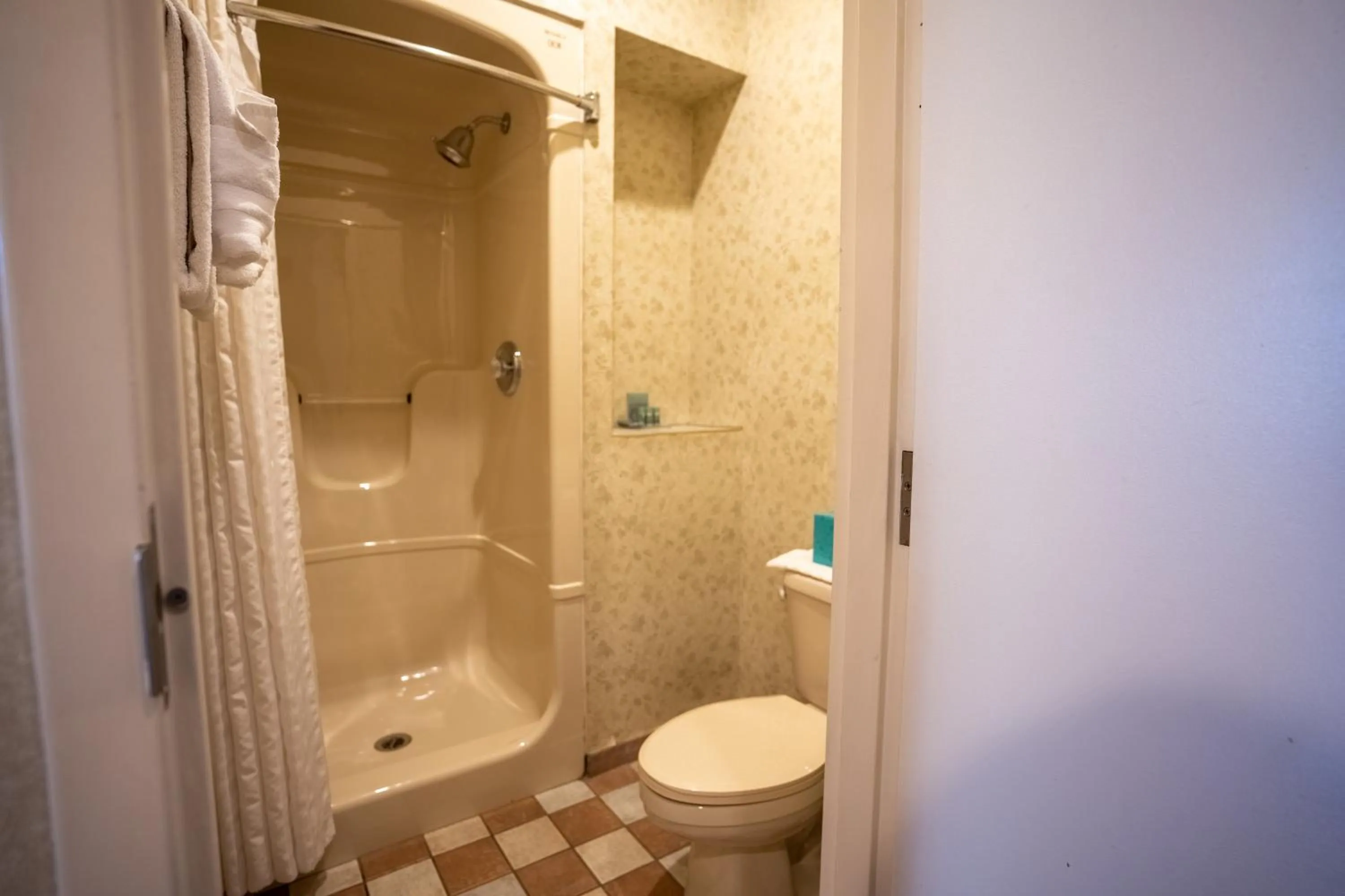 Shower in Best Western Glengarry