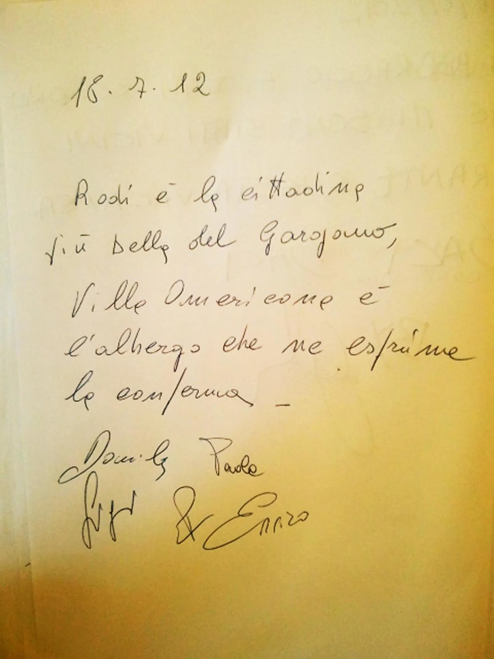 People in Park Hotel Villa Americana