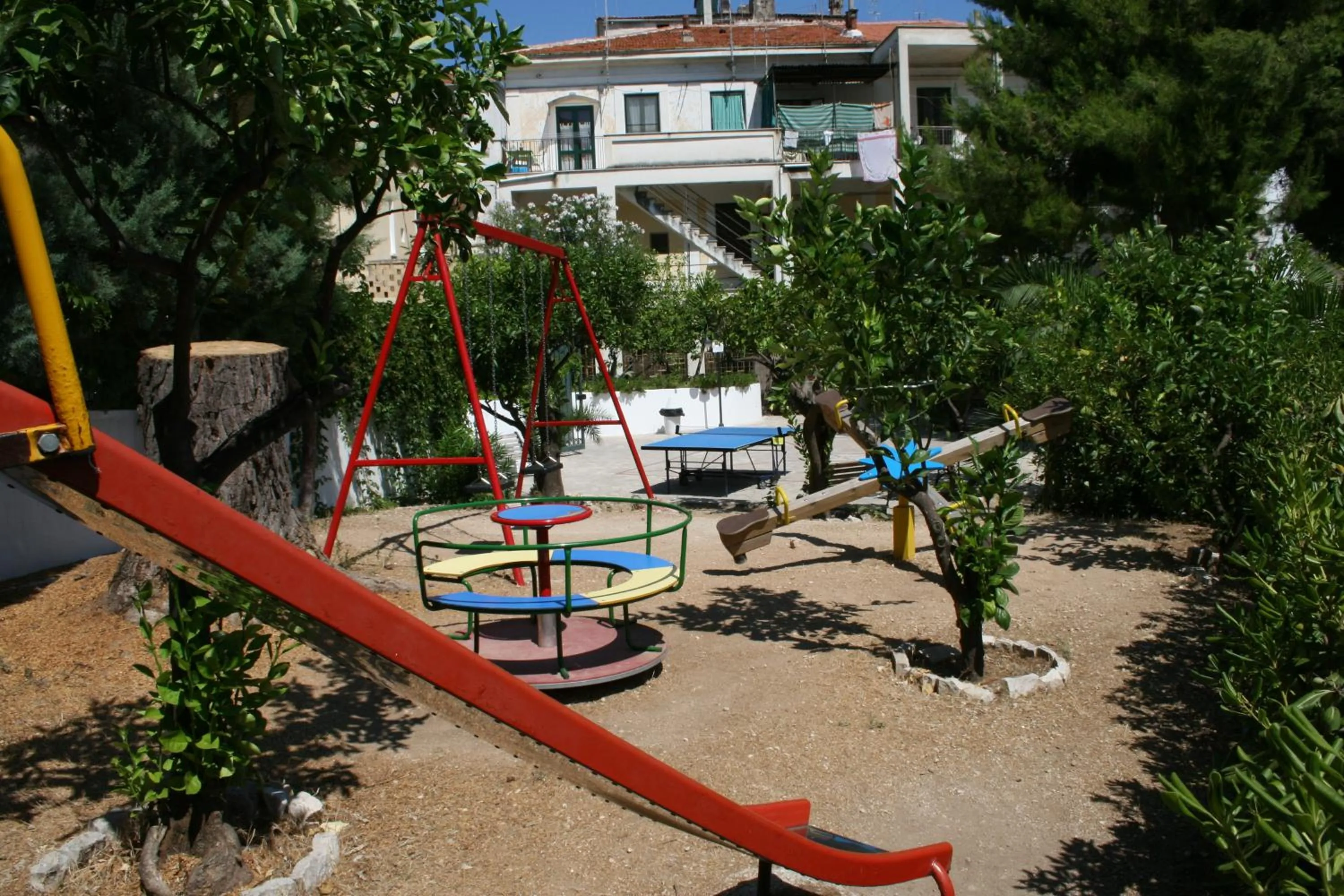 Children play ground in Park Hotel Villa Americana