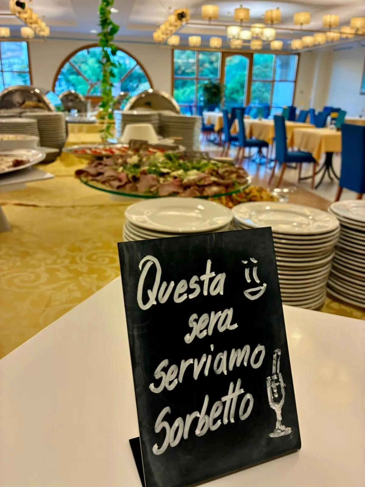 Restaurant/places to eat in Park Hotel Villa Americana