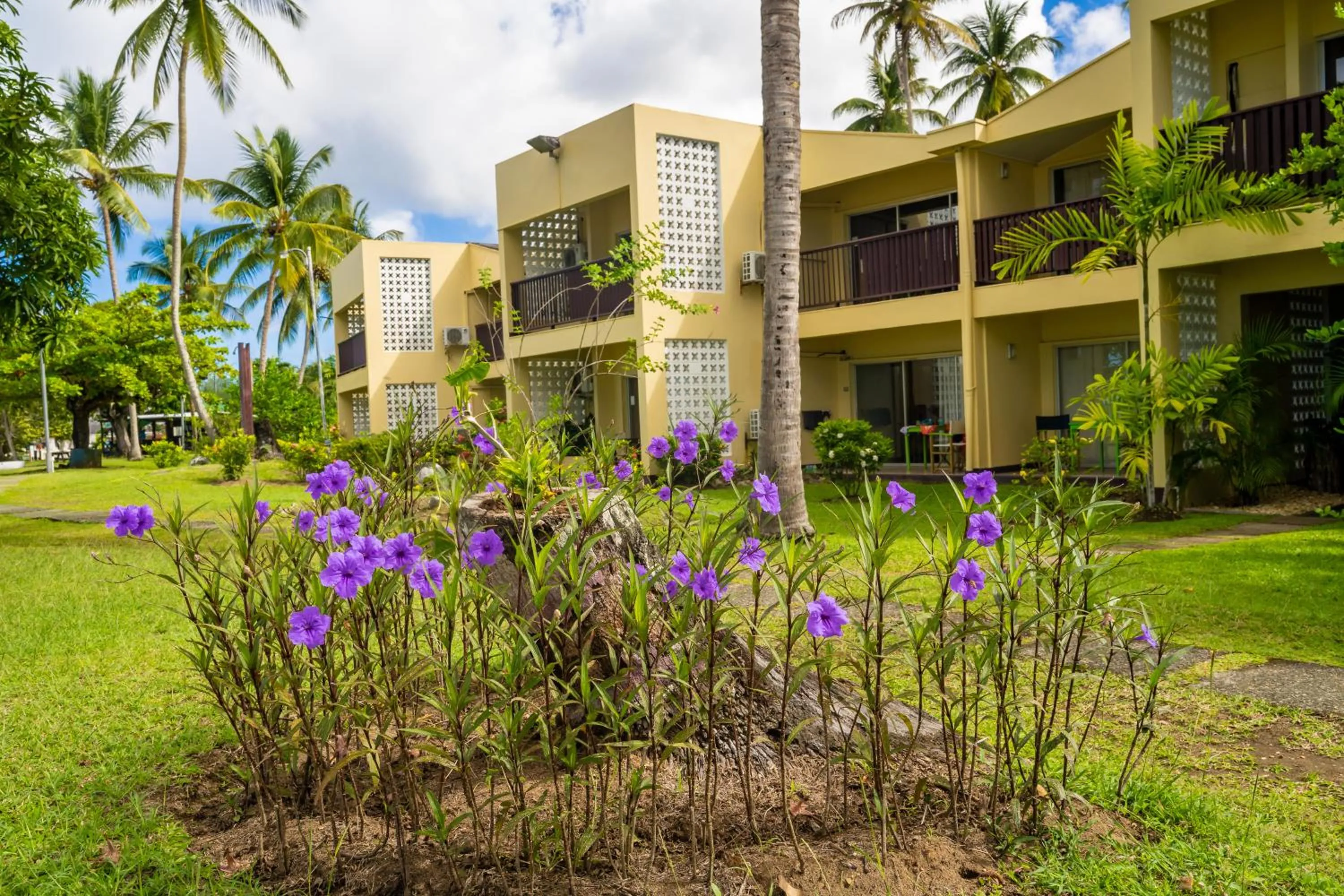 Garden view in Starfish Tobago