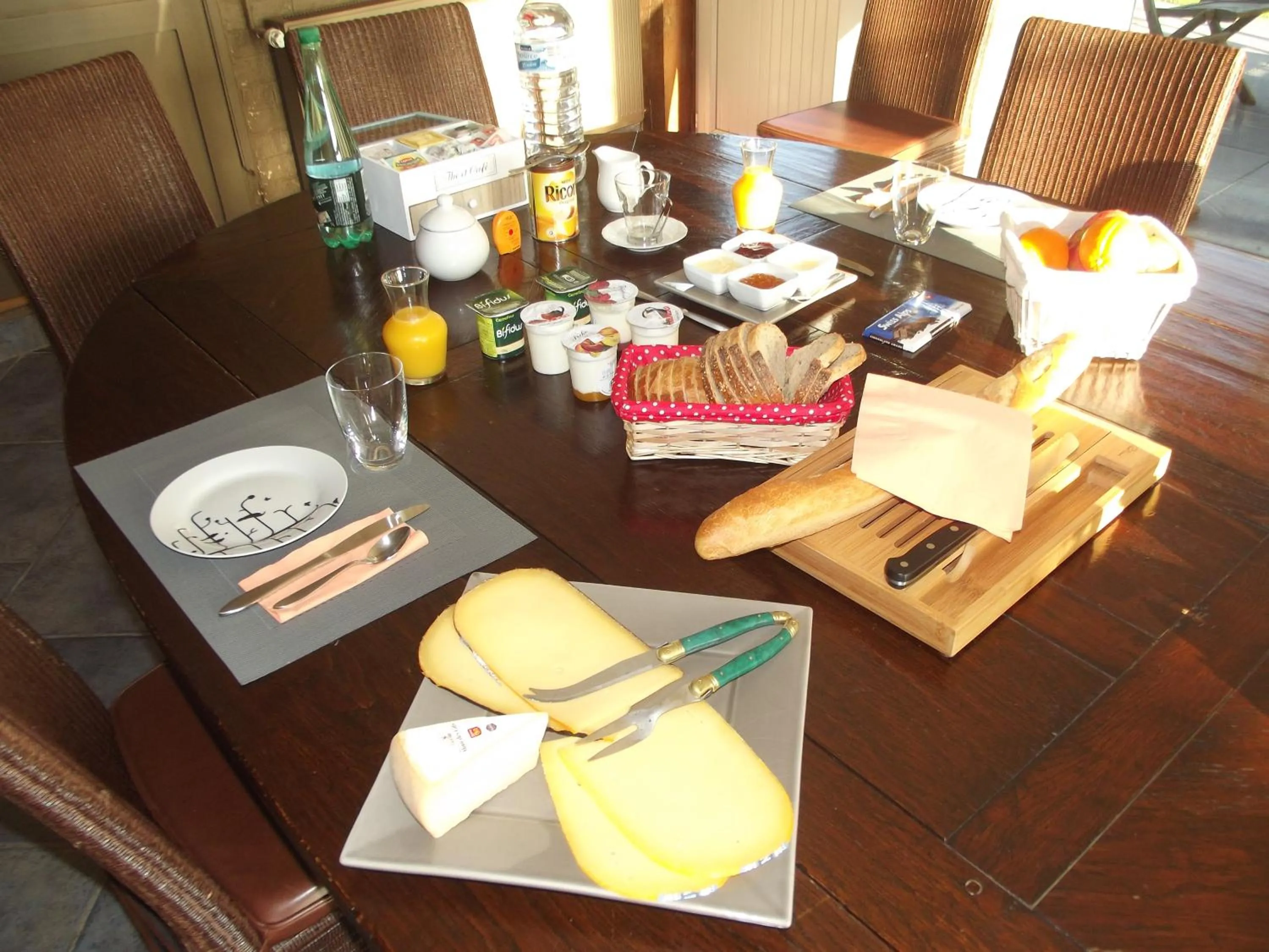 Breakfast in Au Bonheur Frontalier