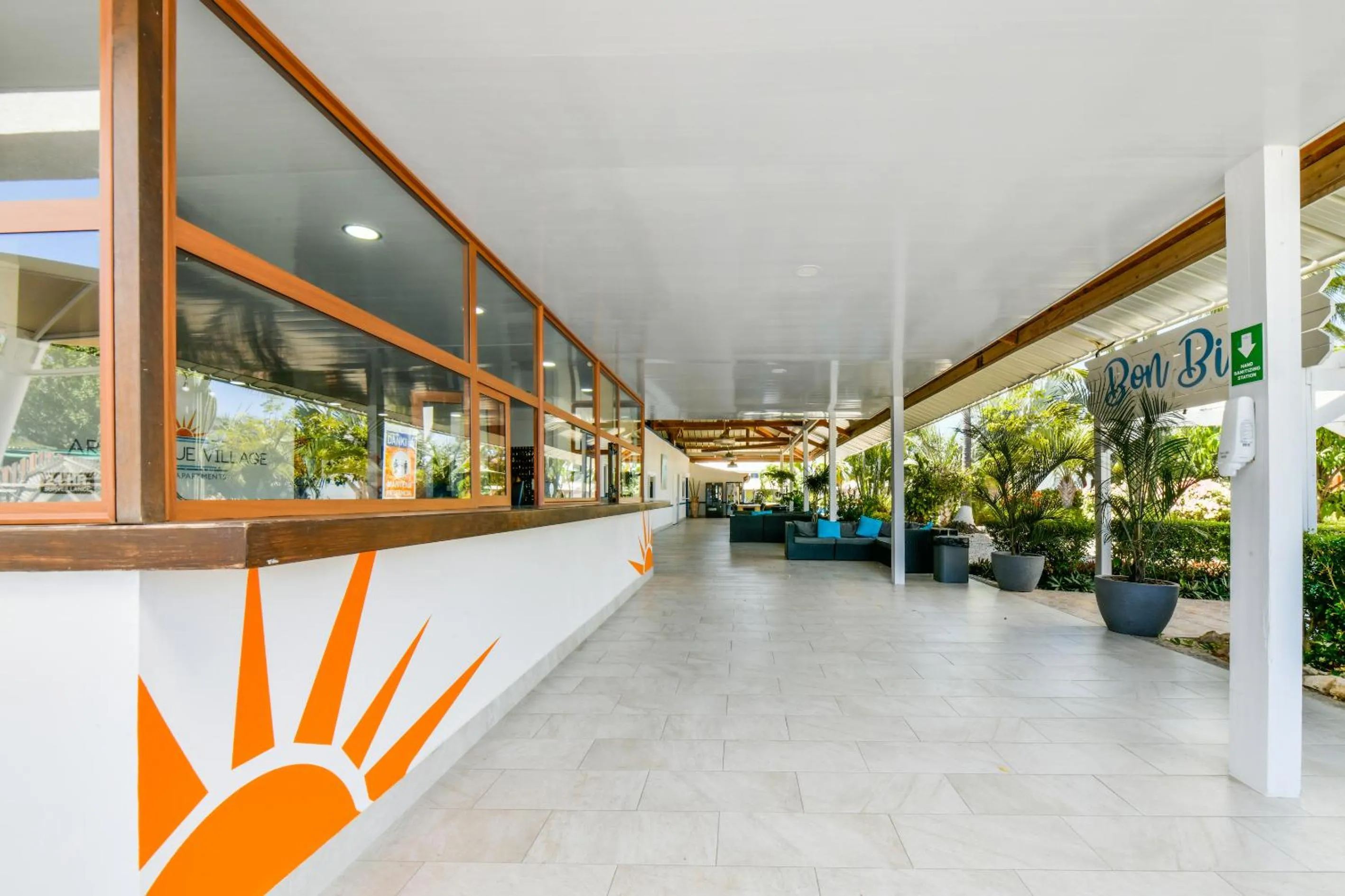 Lobby or reception in Aruba Blue Village Hotel and Apartments