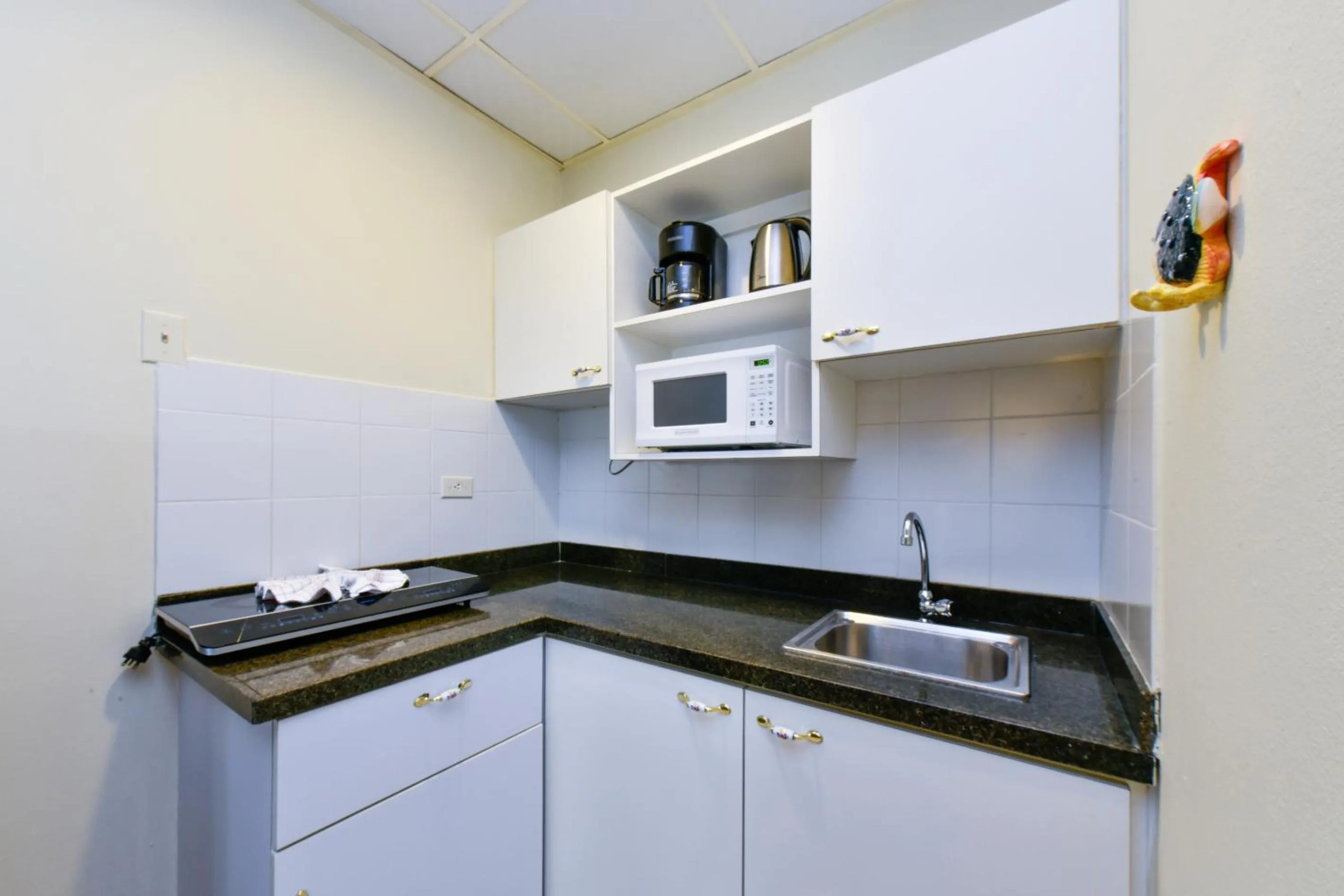 Kitchen or kitchenette in Aruba Blue Village Hotel and Apartments