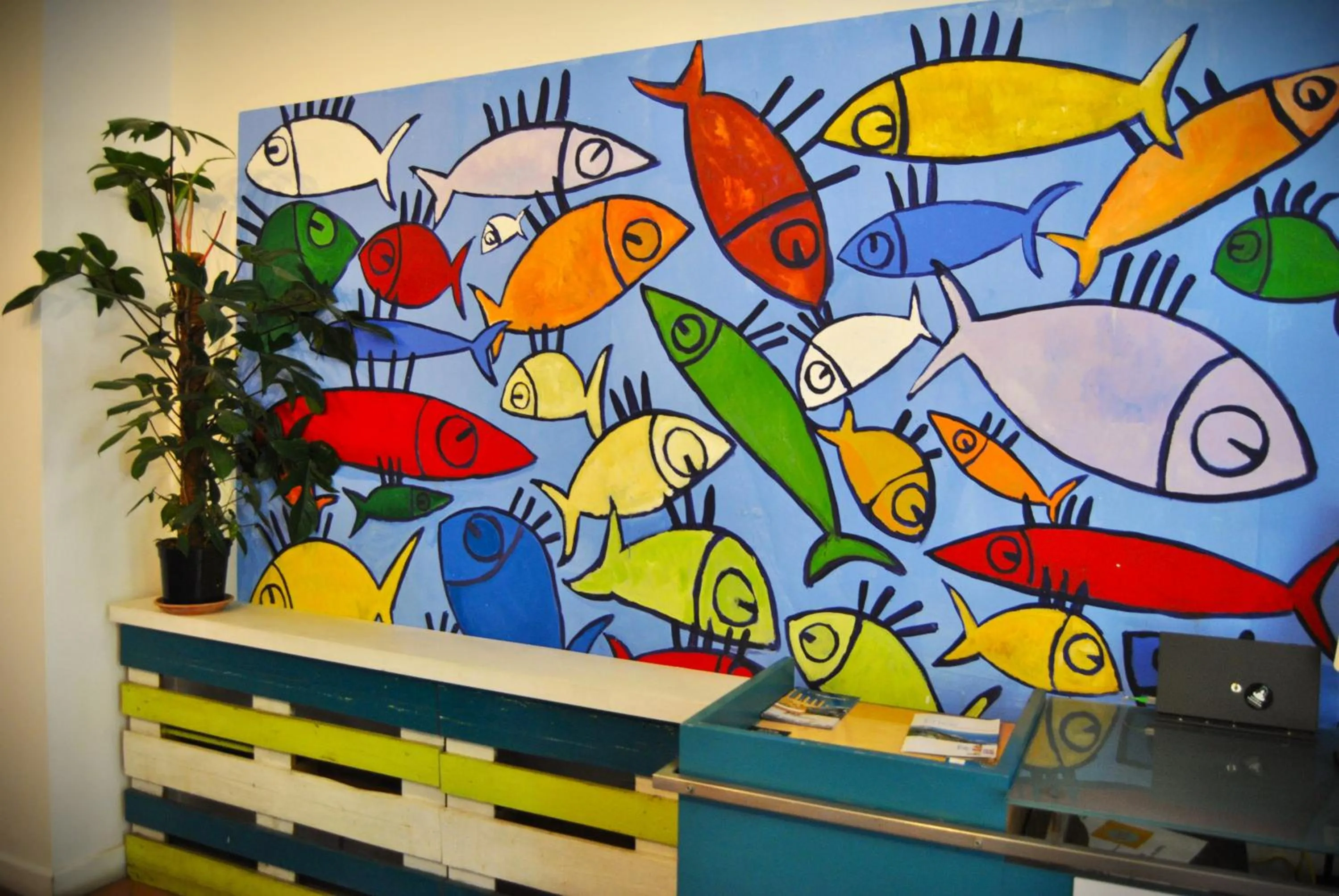 Lobby or reception in Balarm - Hostel and Bar