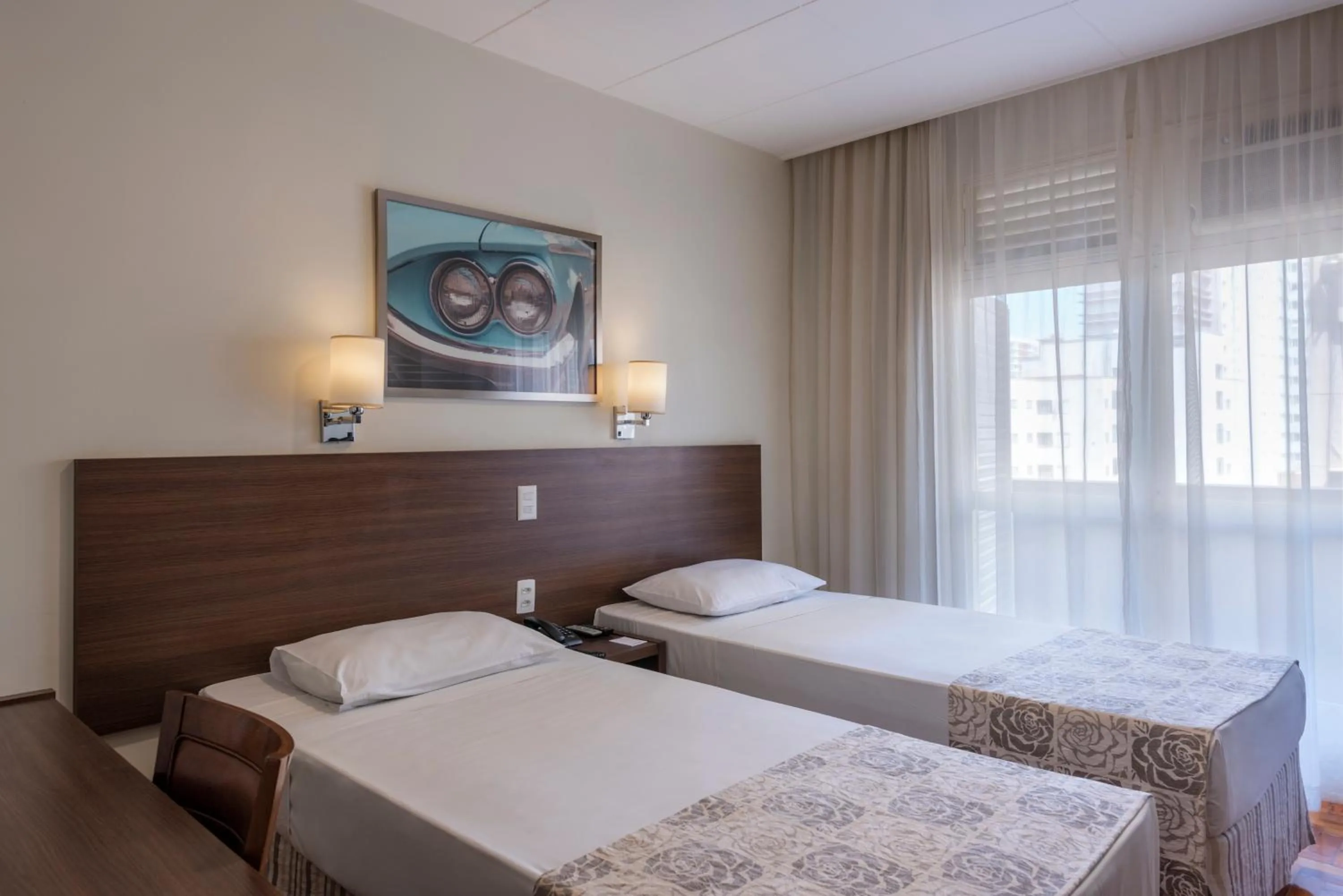 Bedroom, Bed in Monreale Express Ribeirão Preto