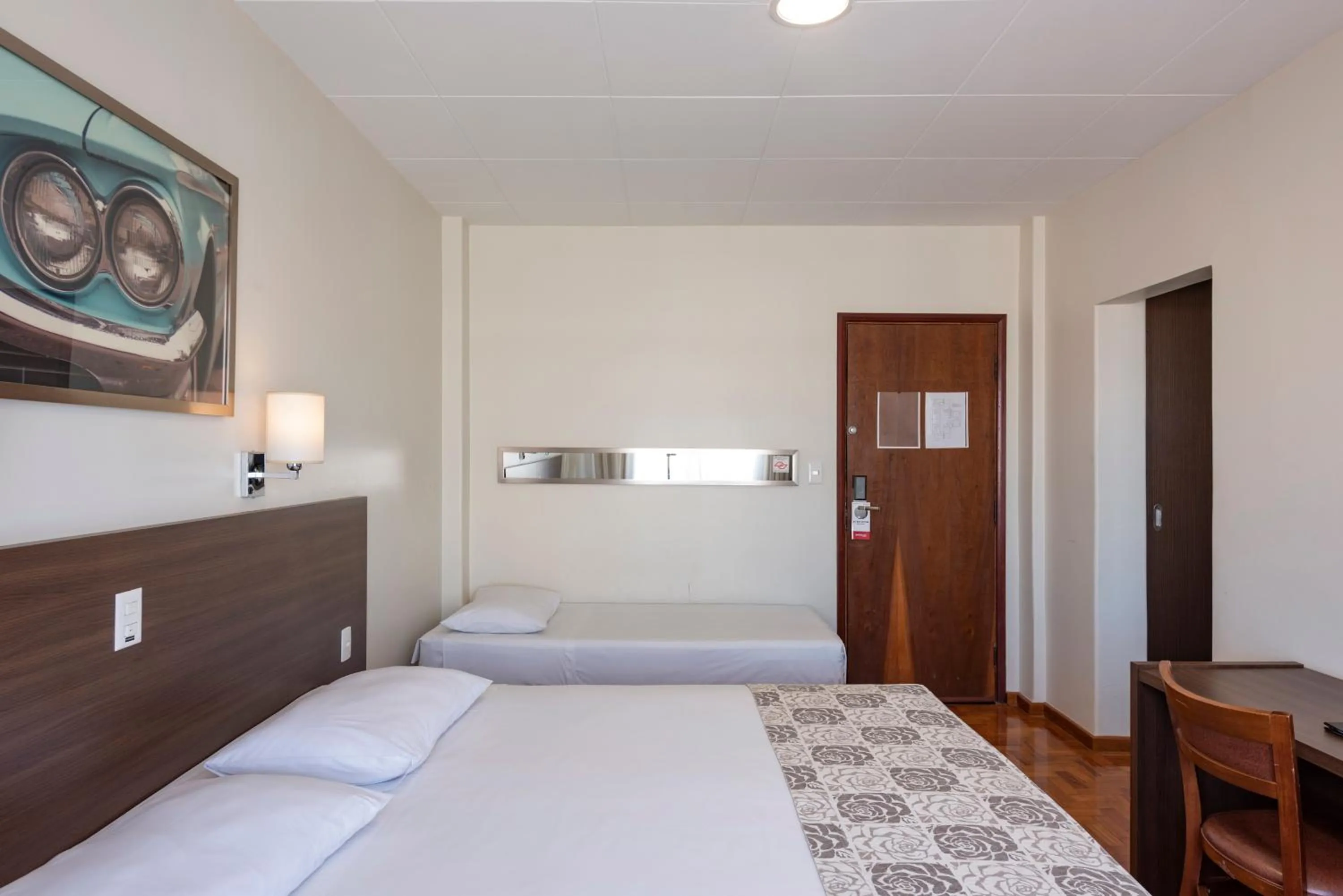 Bedroom, Bed in Monreale Express Ribeirão Preto