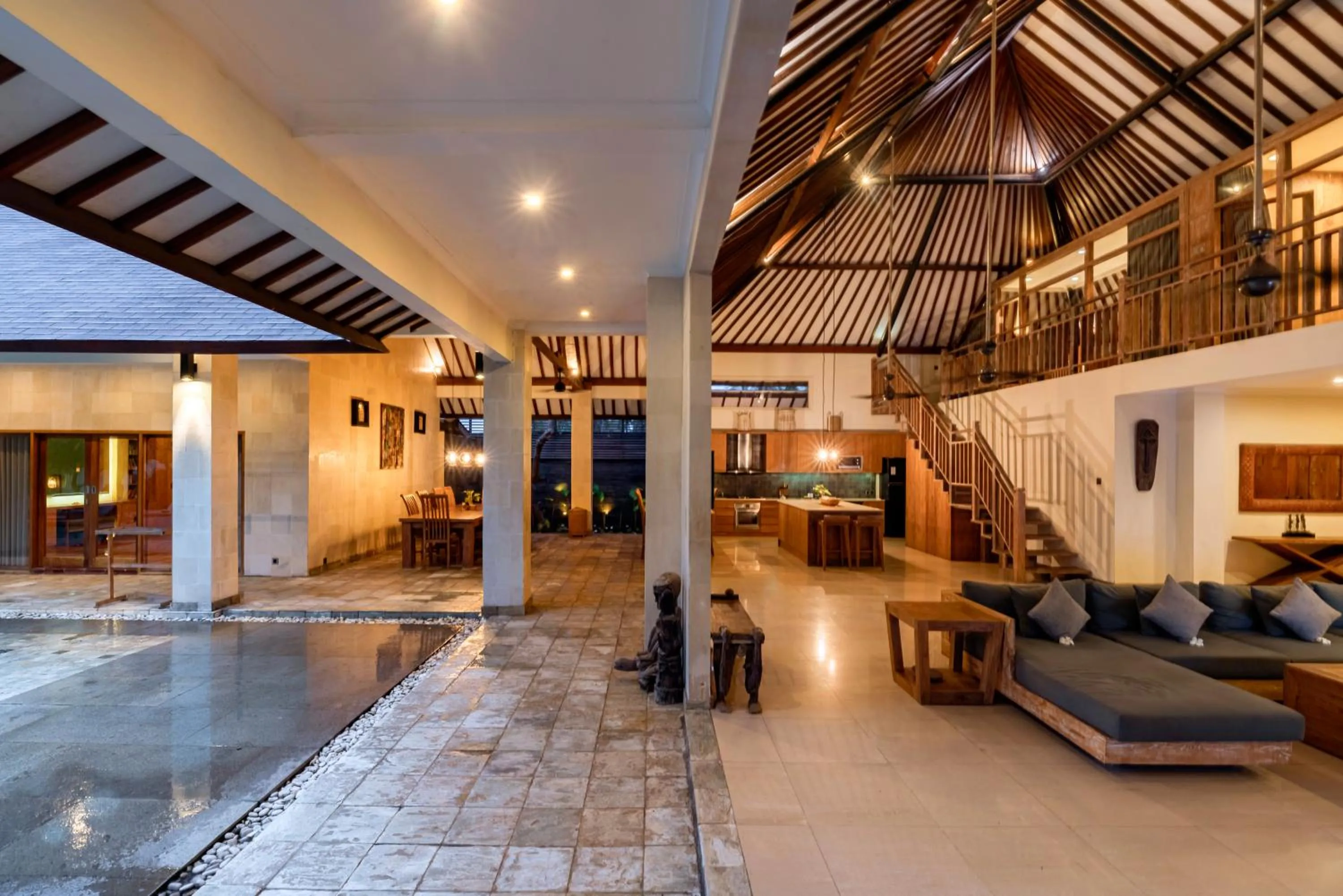 Living room in Kelapa Villas