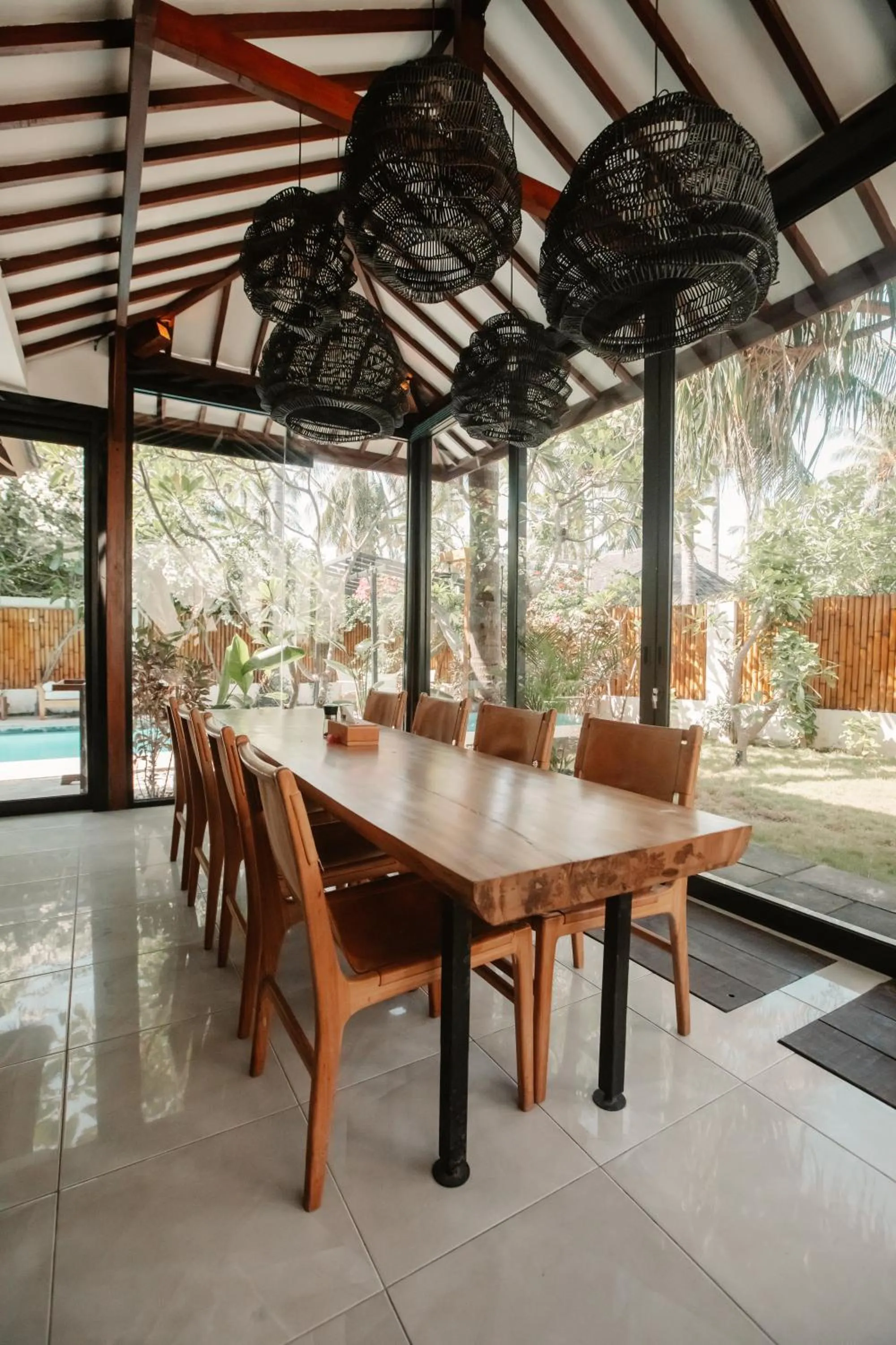 Dining area in Kelapa Villas