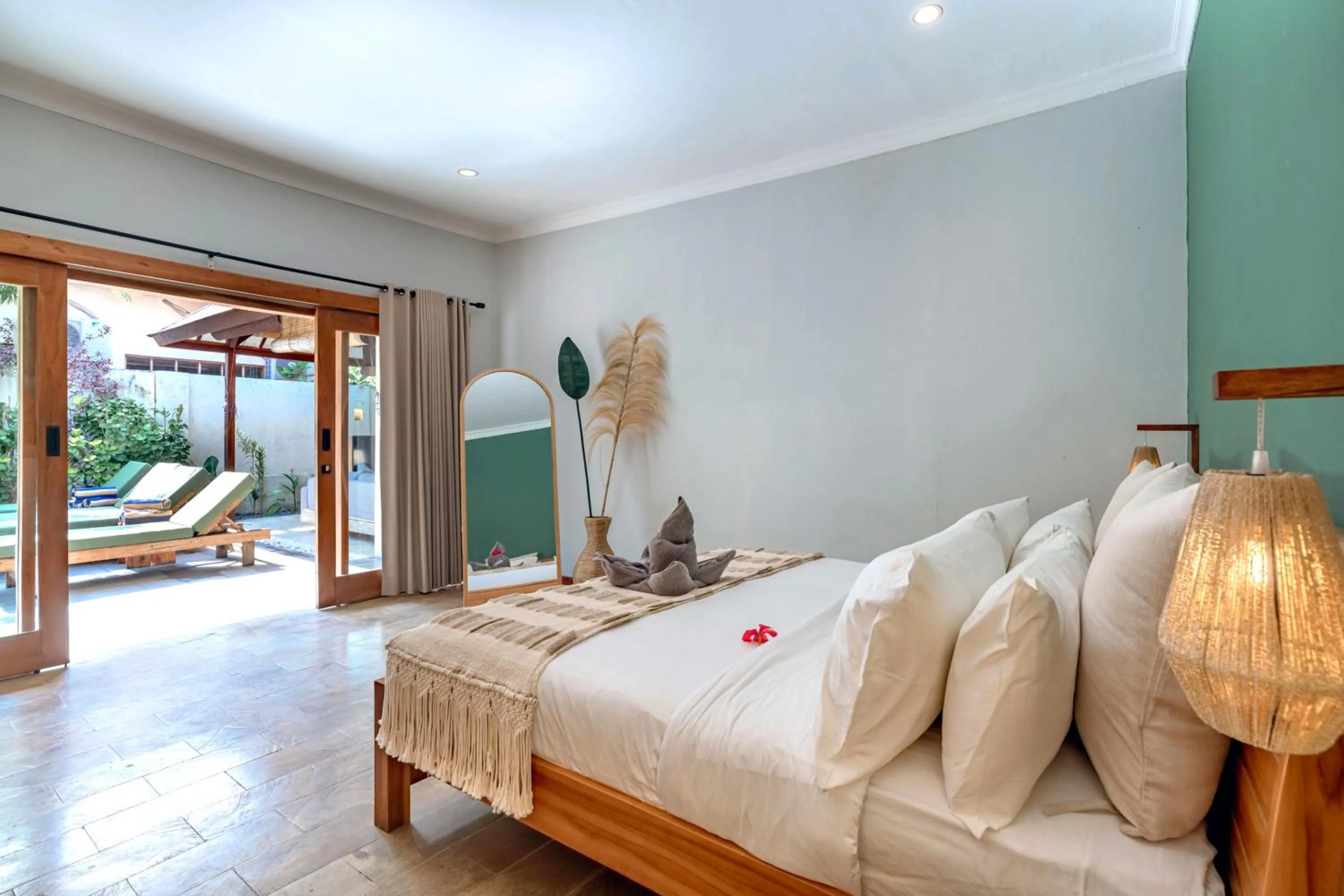 Bedroom, Bed in Kelapa Villas