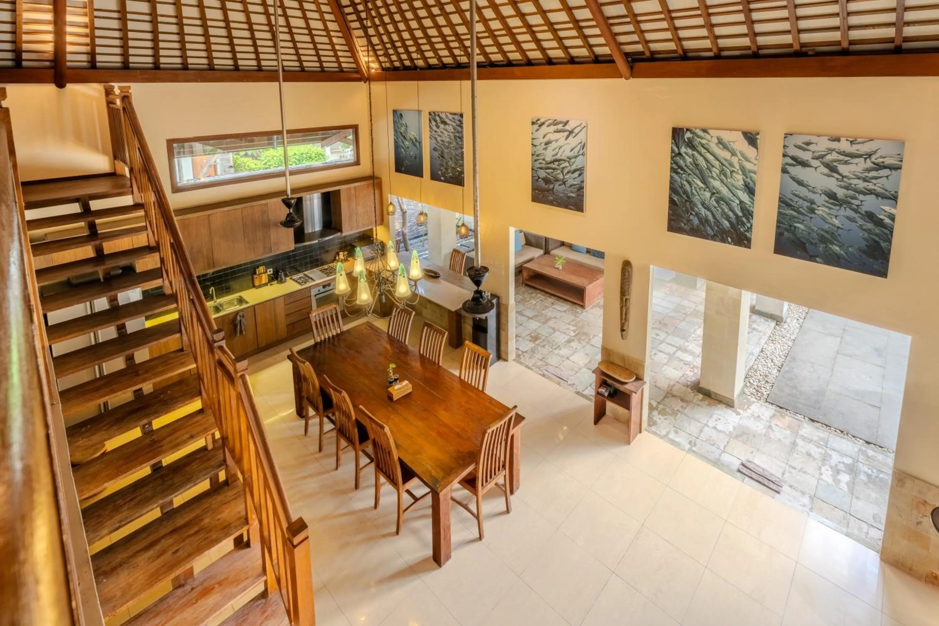Dining area in Kelapa Villas