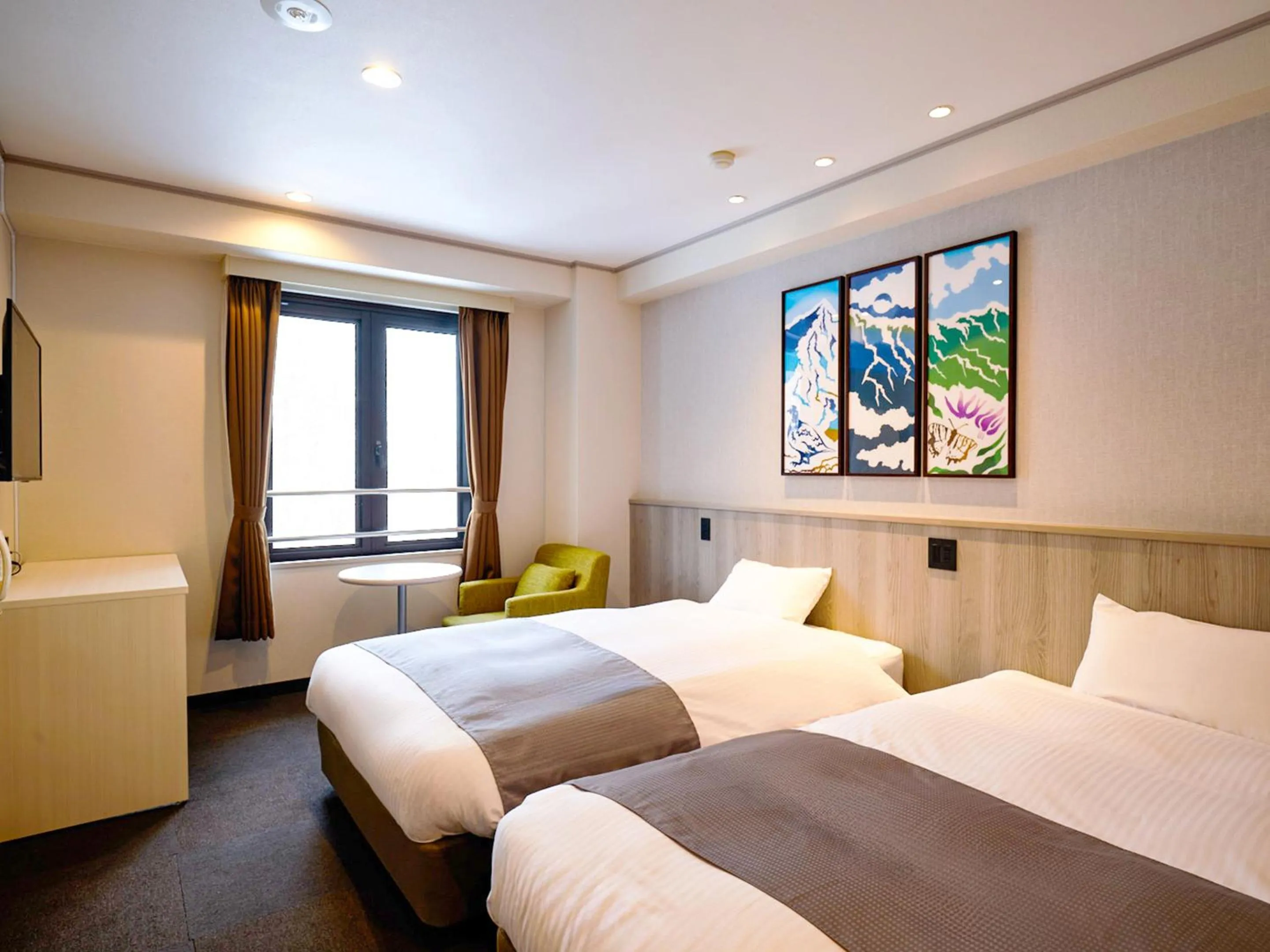 Bed in Hotel Abest Happo Aldea