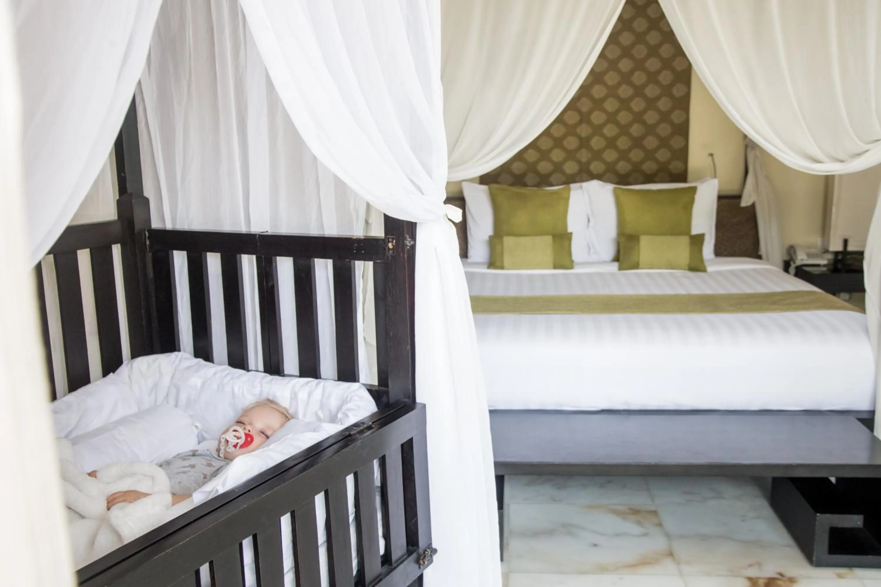 Bed in Villa Air Bali Boutique Resort and Spa