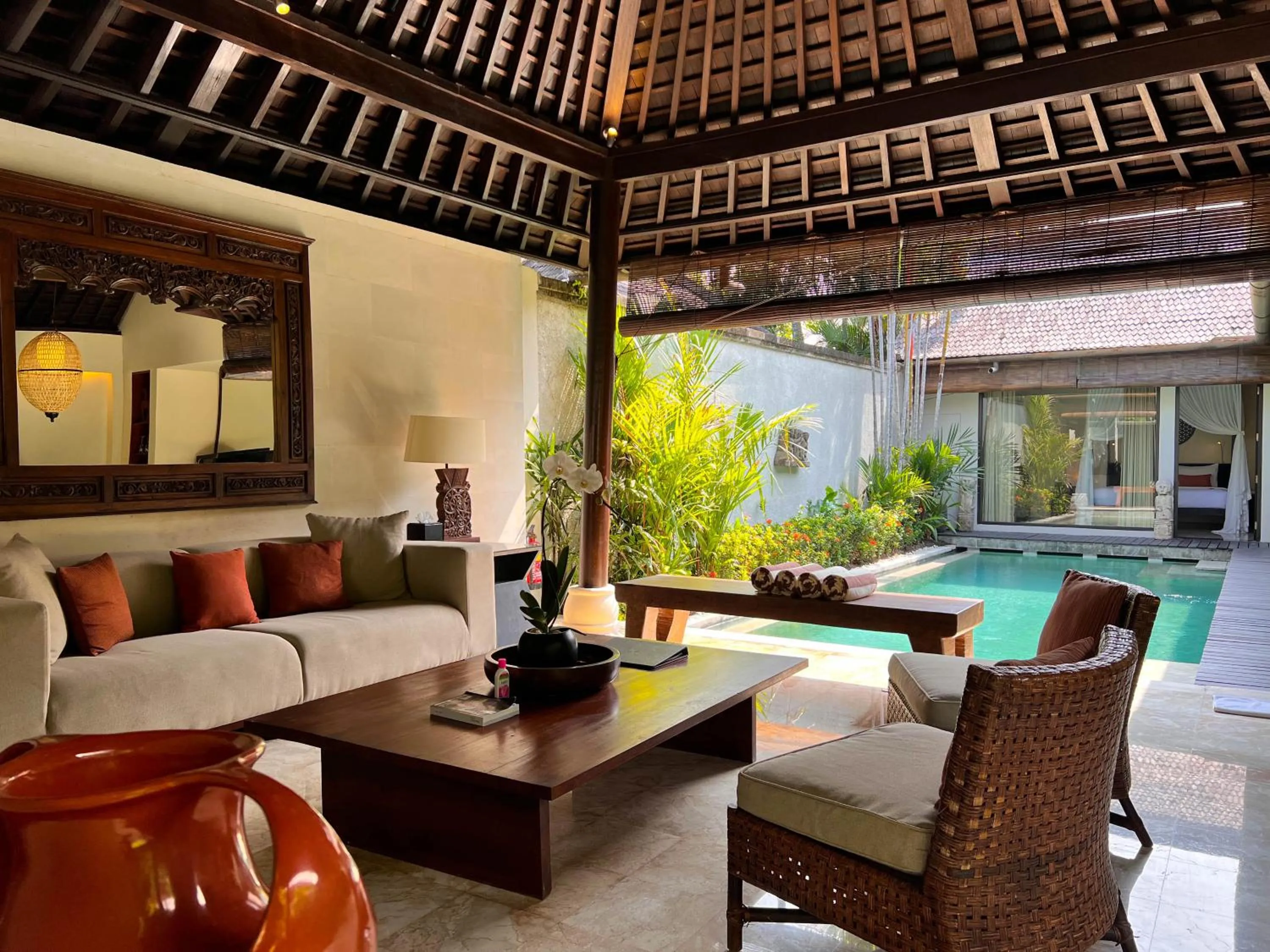Living room in Villa Air Bali Boutique Resort and Spa