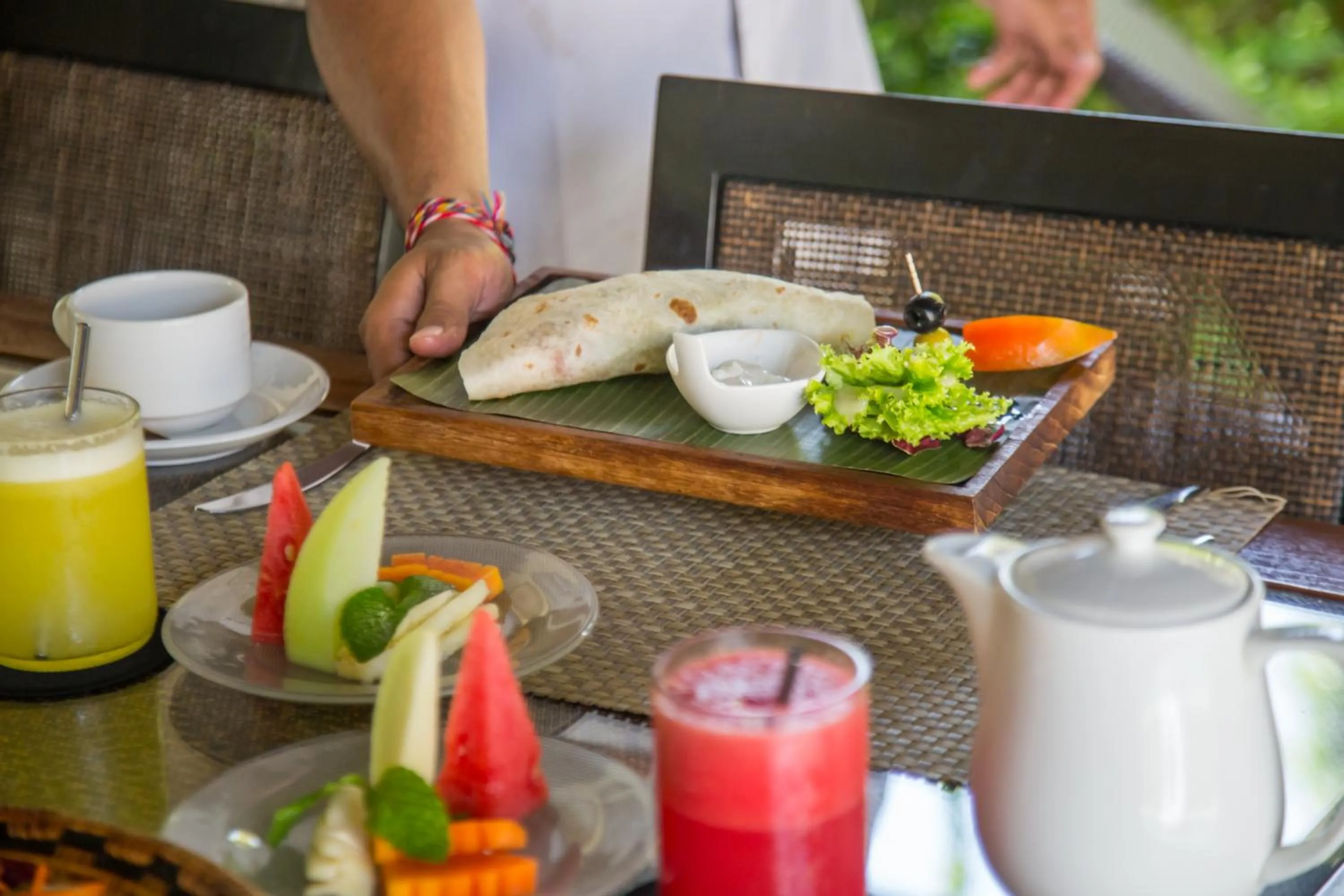 Restaurant/places to eat in Villa Air Bali Boutique Resort and Spa