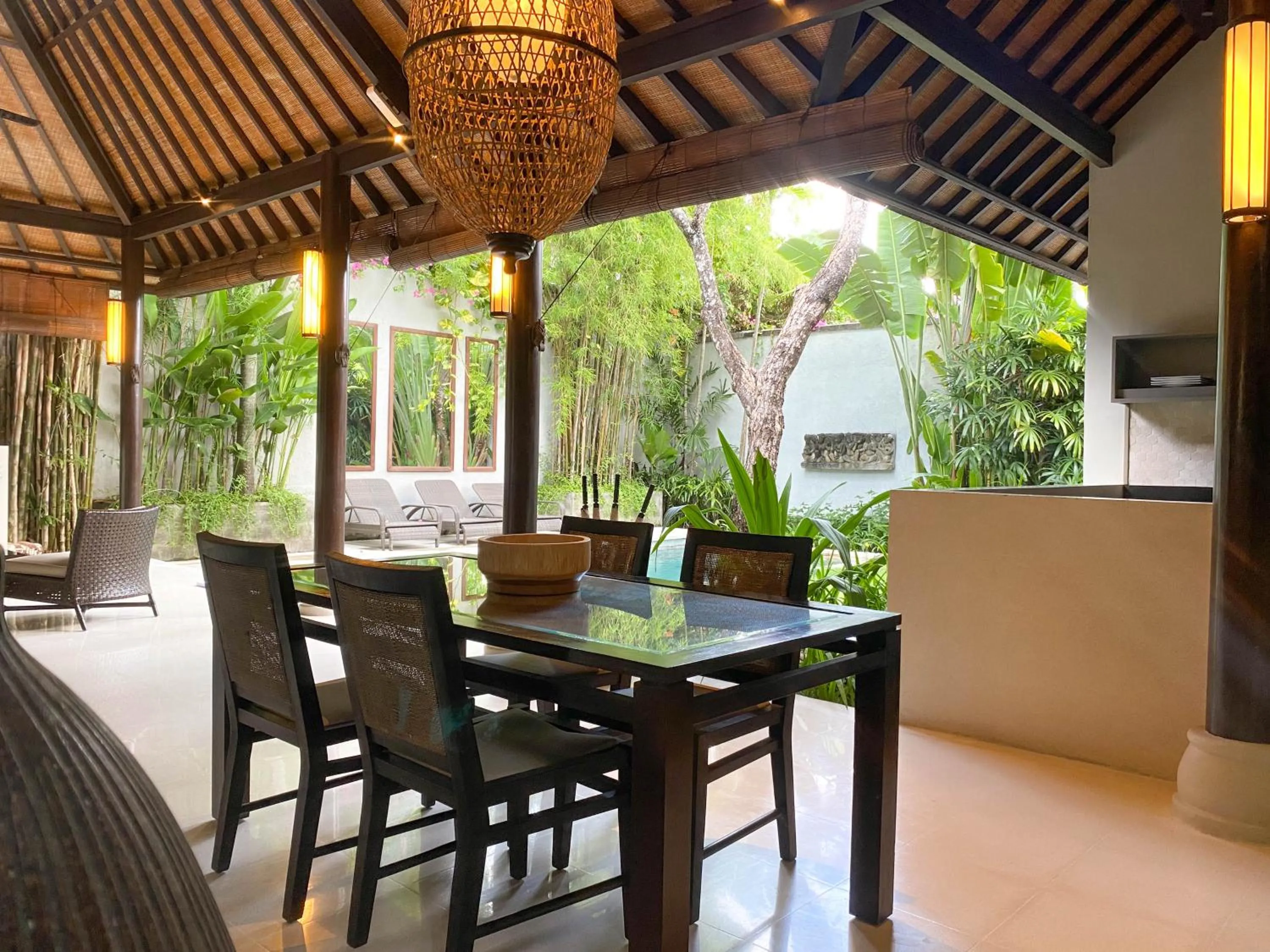 Dining area in Villa Air Bali Boutique Resort and Spa
