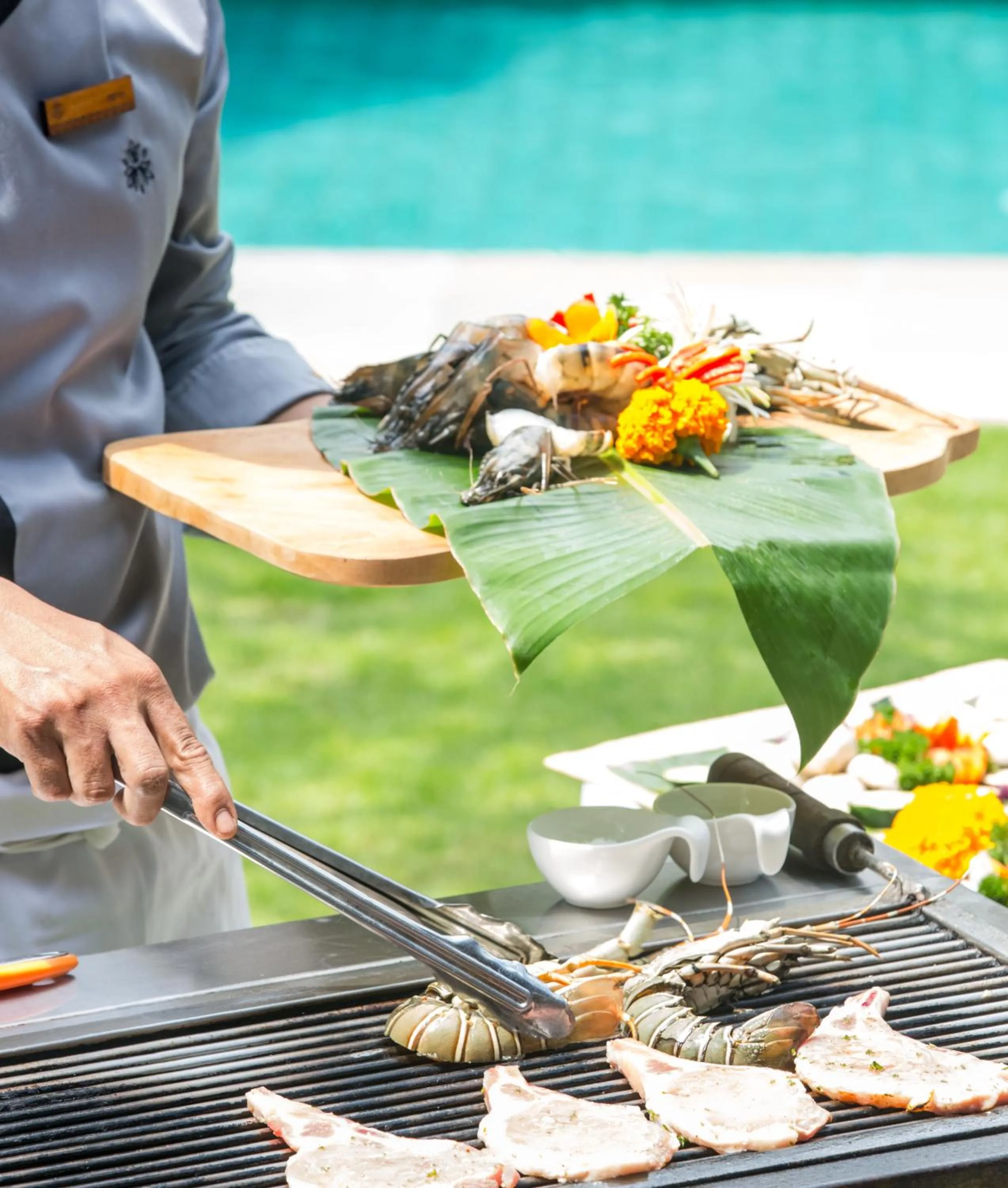 Lunch in Villa Air Bali Boutique Resort and Spa