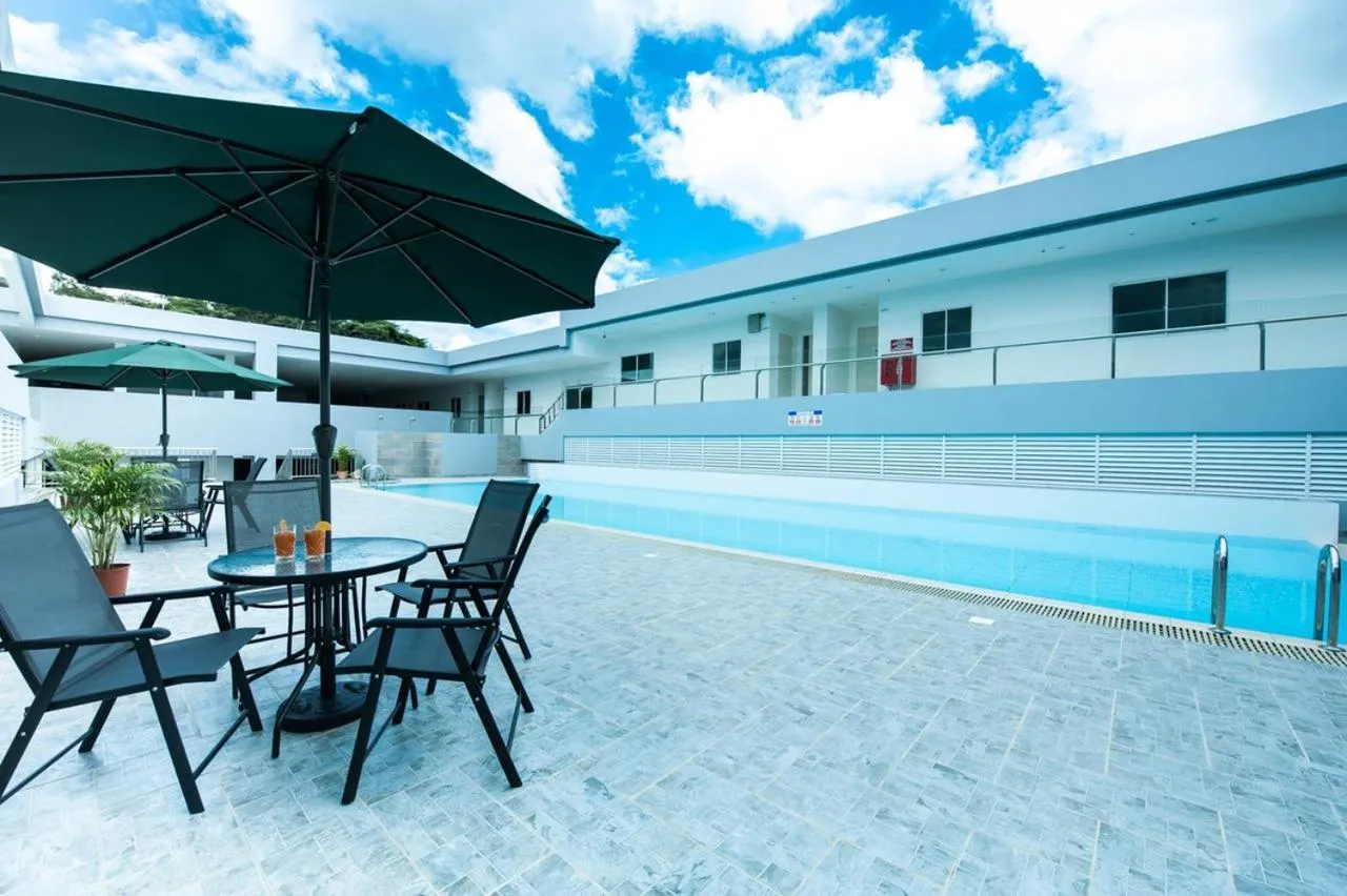 Swimming pool in Aman Hills Hotel