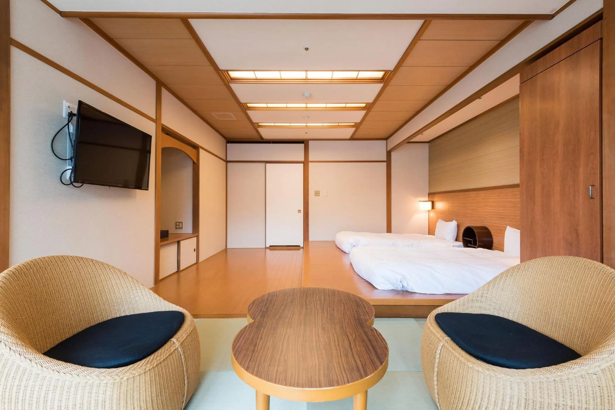 Photo of the whole room, Bed in Ooedo Onsen Monogatari Premium Ito Hotel New Okabe