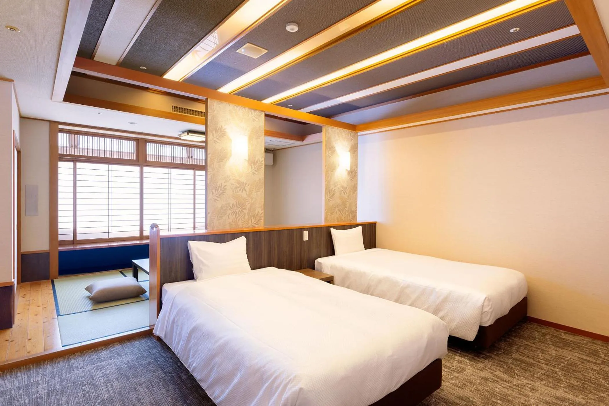 Photo of the whole room, Bed in Ooedo Onsen Monogatari Premium Ito Hotel New Okabe