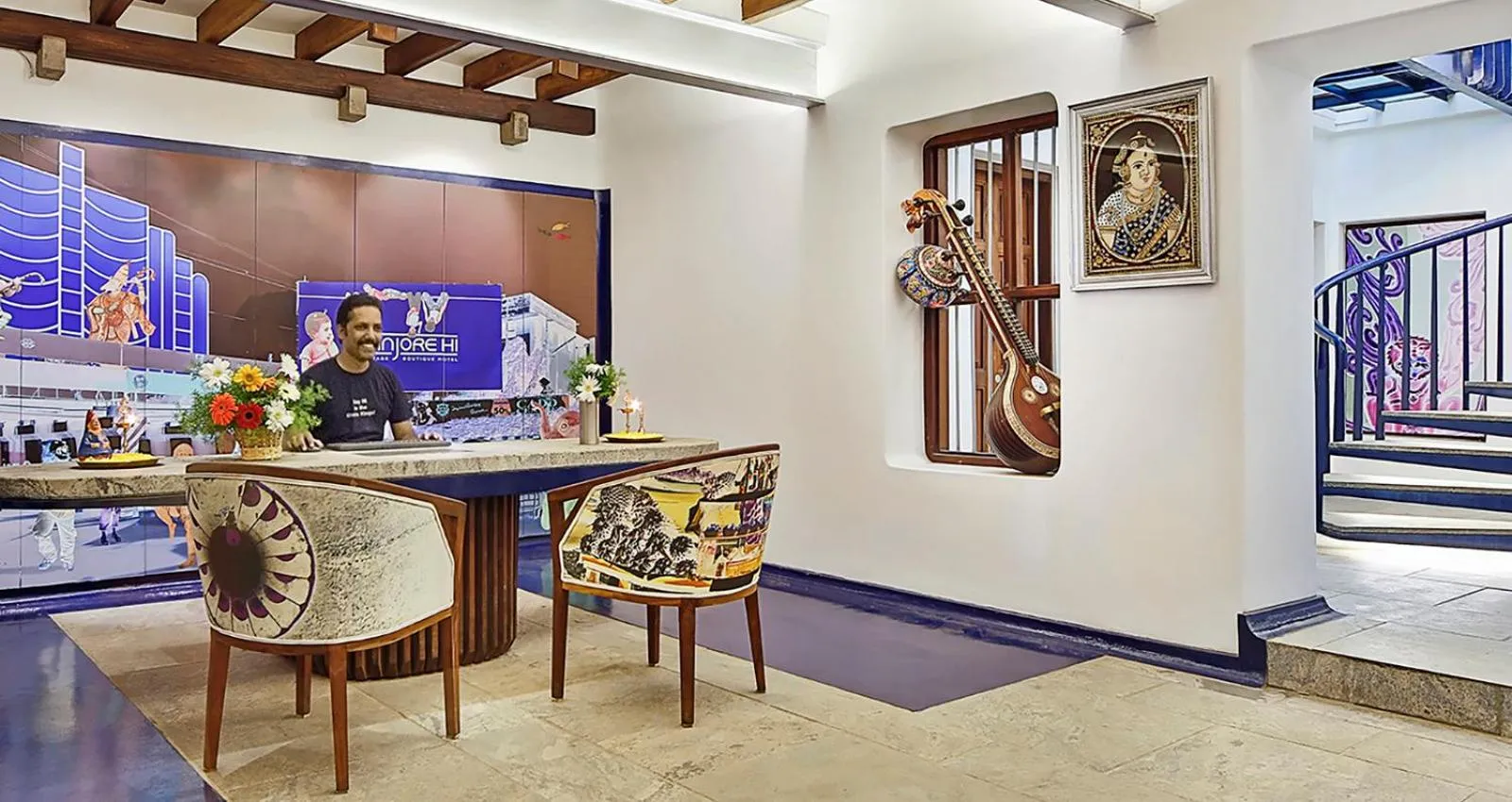 Lobby or reception in Tanjore Hi Hotel