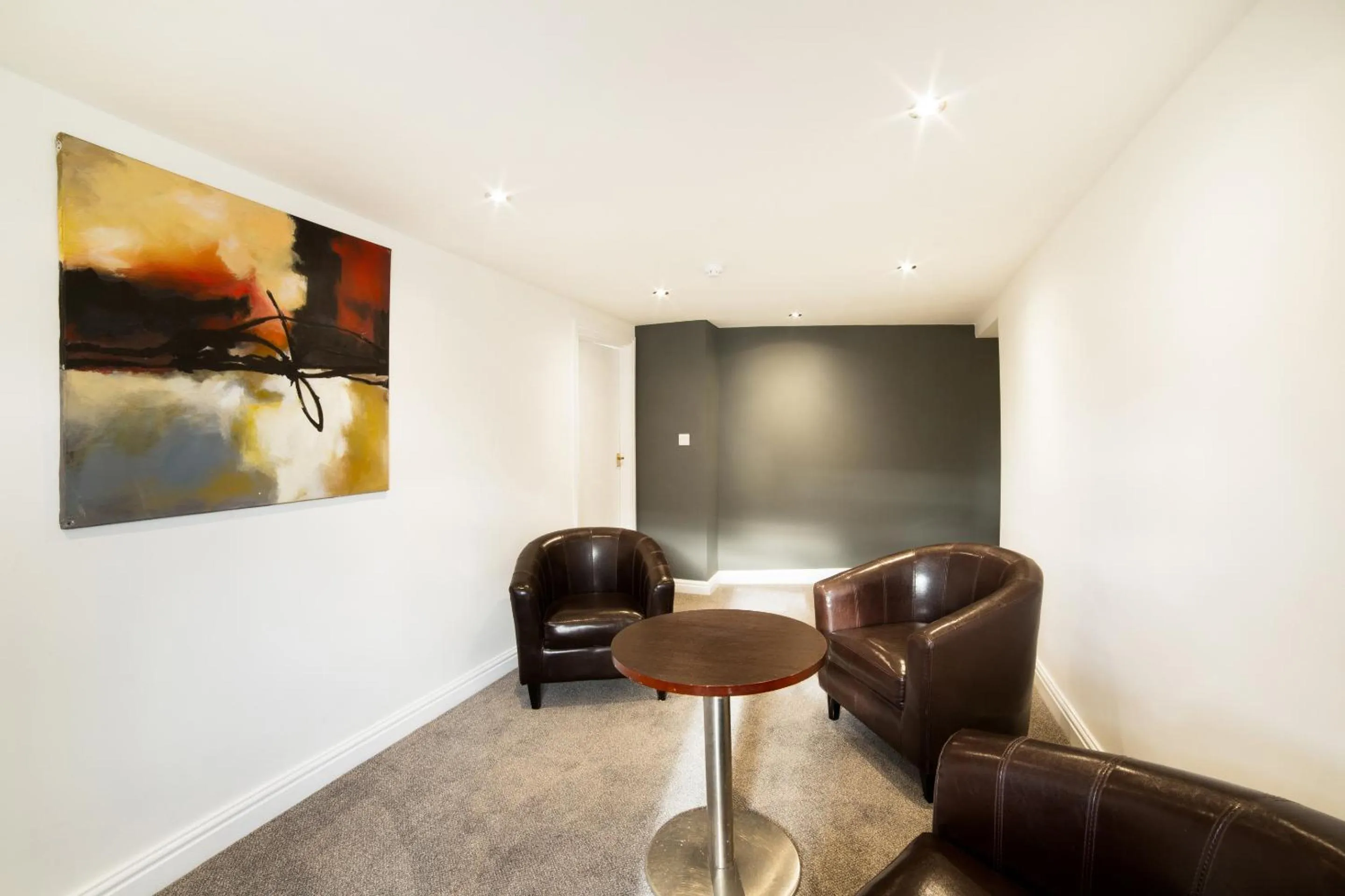 Seating area in The Connaught Hotel Wolverhampton