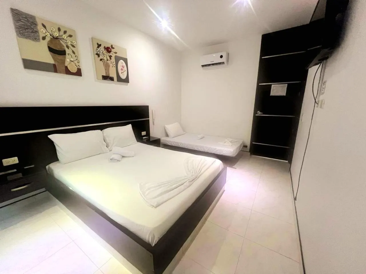 Bed in Hotel Suite Royal