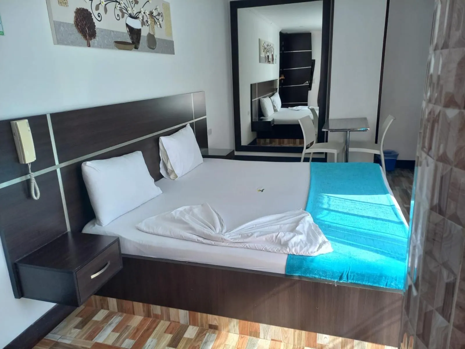 Bed in Hotel Suite Royal