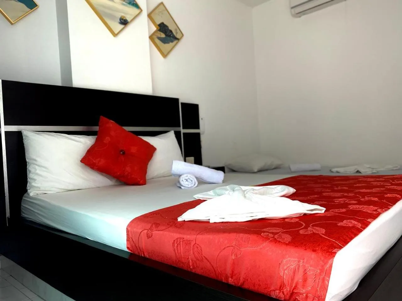 Bed in Hotel Suite Royal