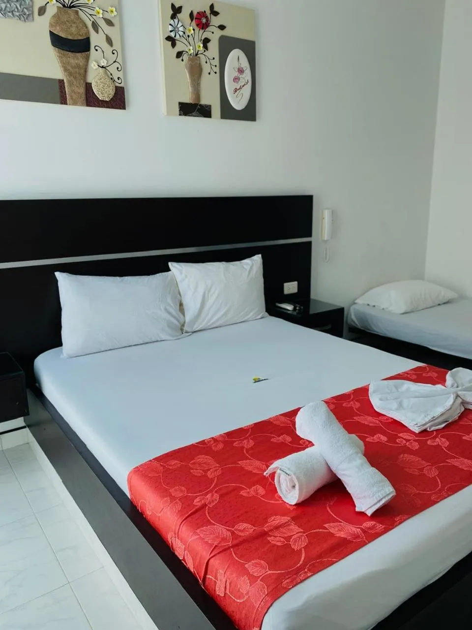 Bed in Hotel Suite Royal