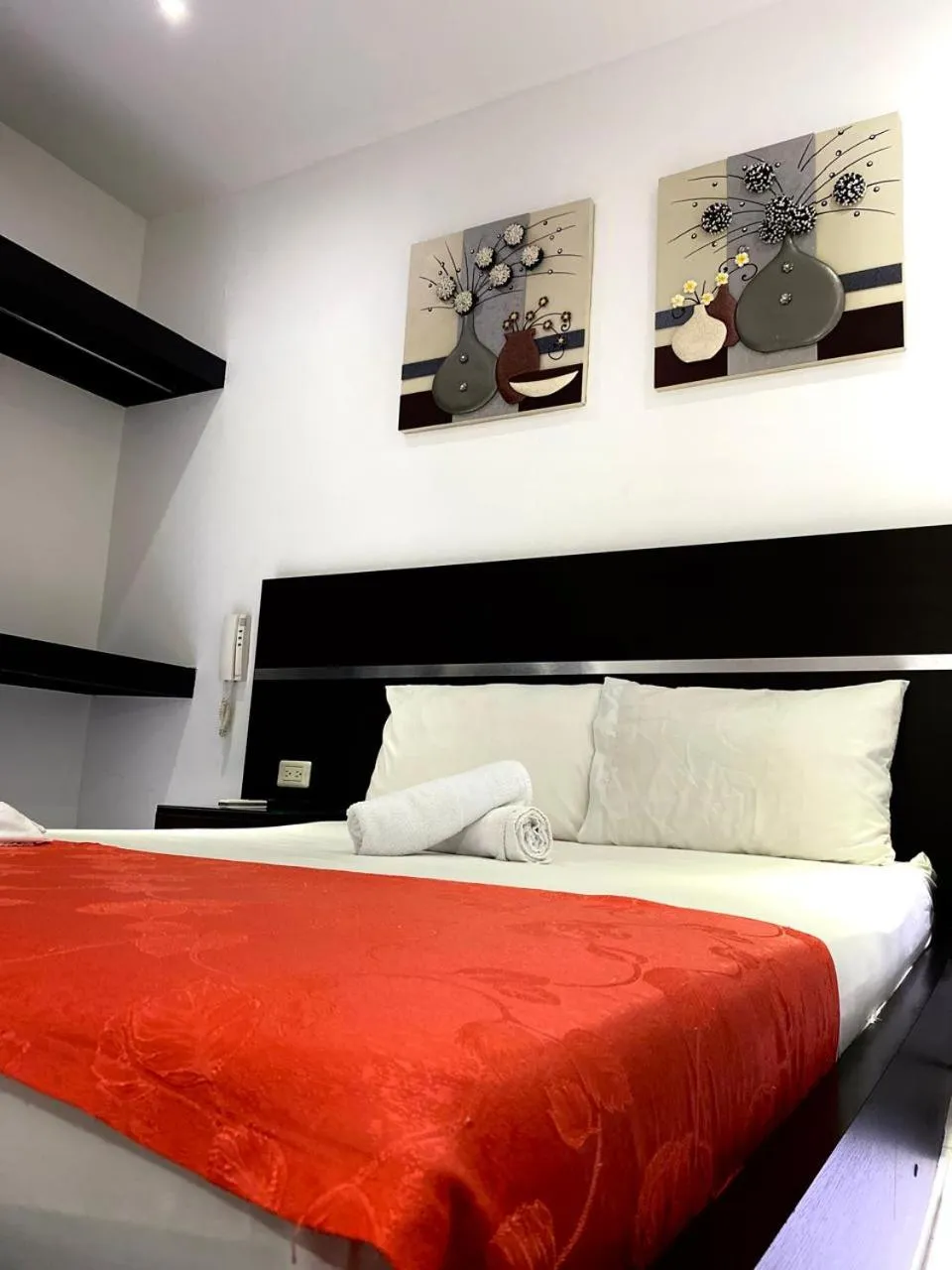 Bed in Hotel Suite Royal