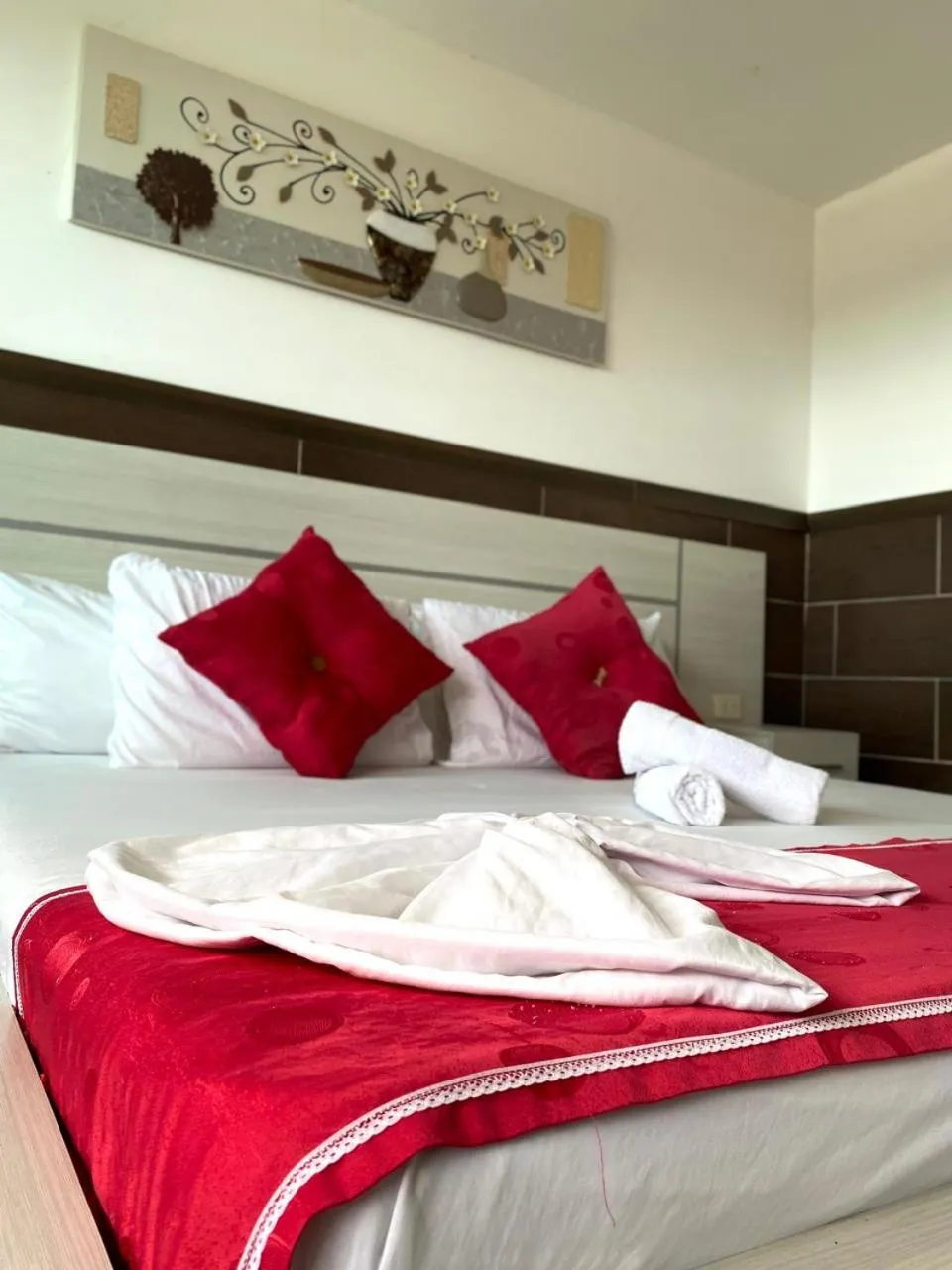 Bed in Hotel Suite Royal