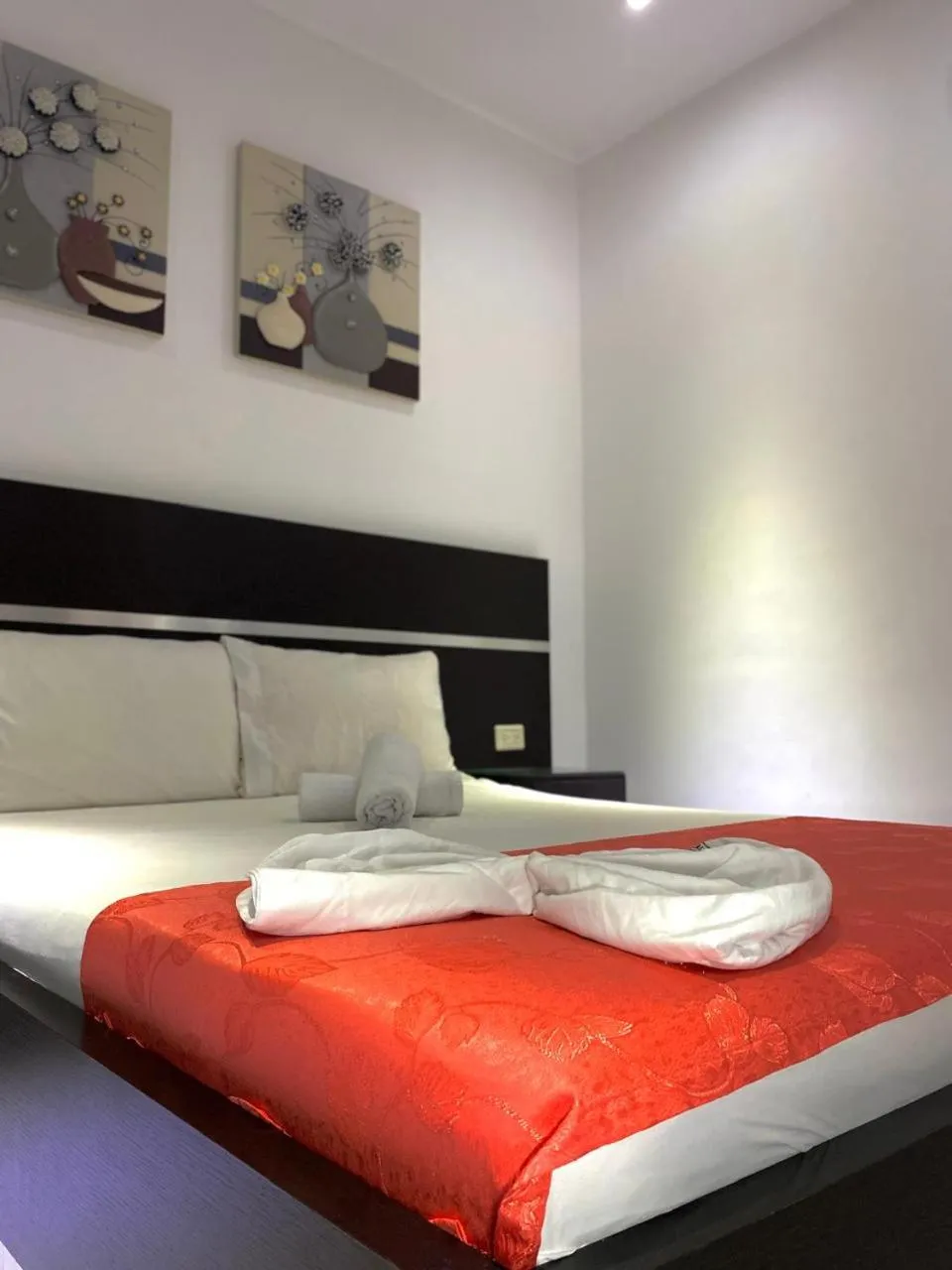 Bed in Hotel Suite Royal